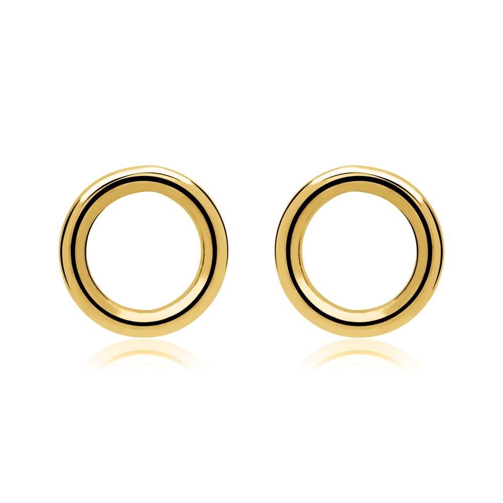 lanii Paar Ohrstecker Zierlicher Kreis in Gold LSE0013 günstig online kaufen