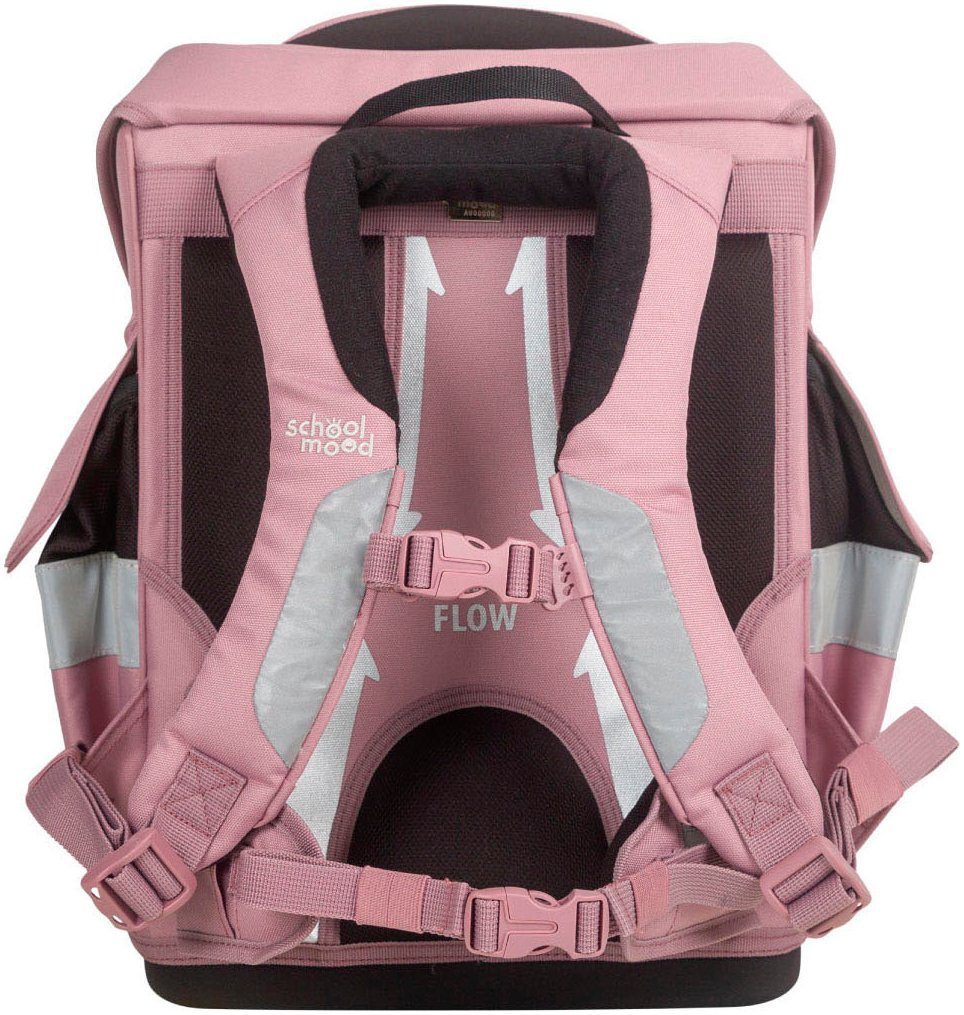 SCHOOL-MOOD® Schulranzen Timeless, Calamary (Set, 7-tlg), aus recyceltem Material