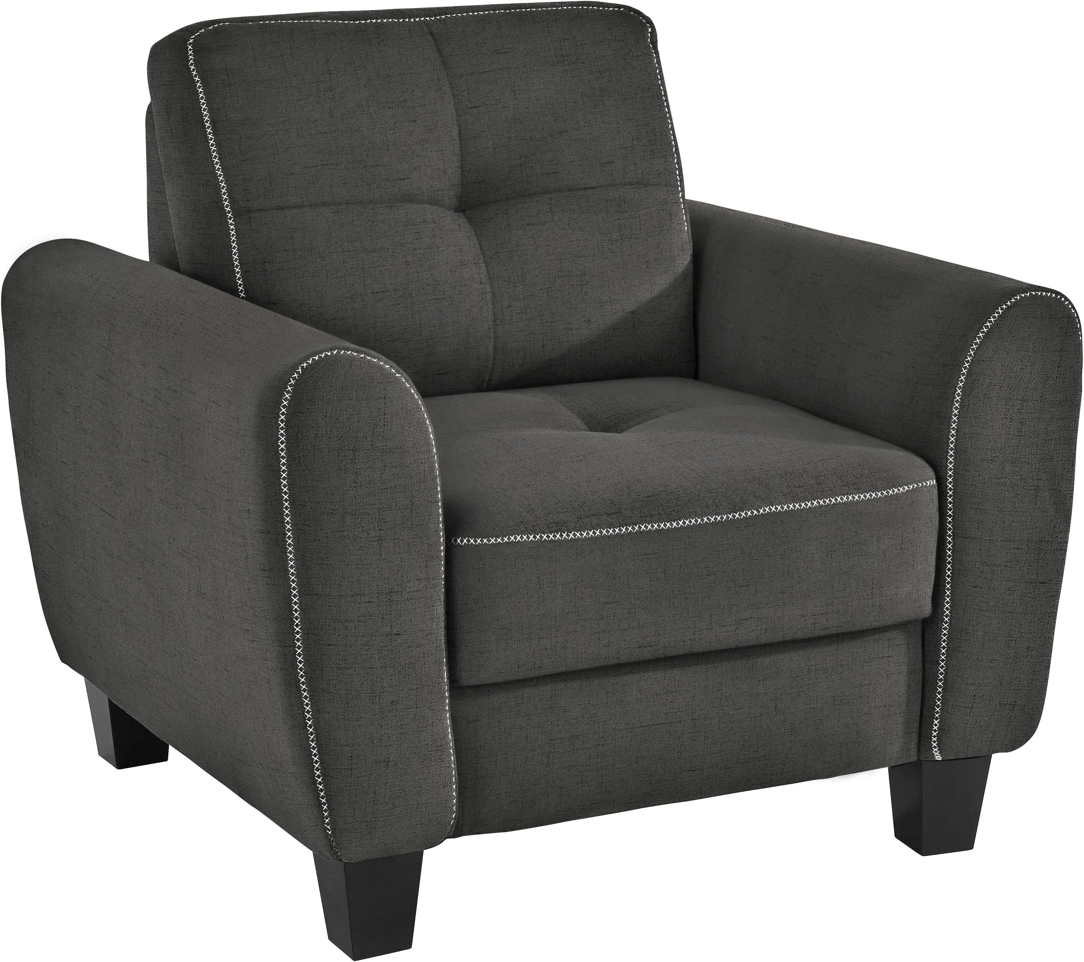 sit&more Sessel Varese, inklusive Federkern günstig online kaufen