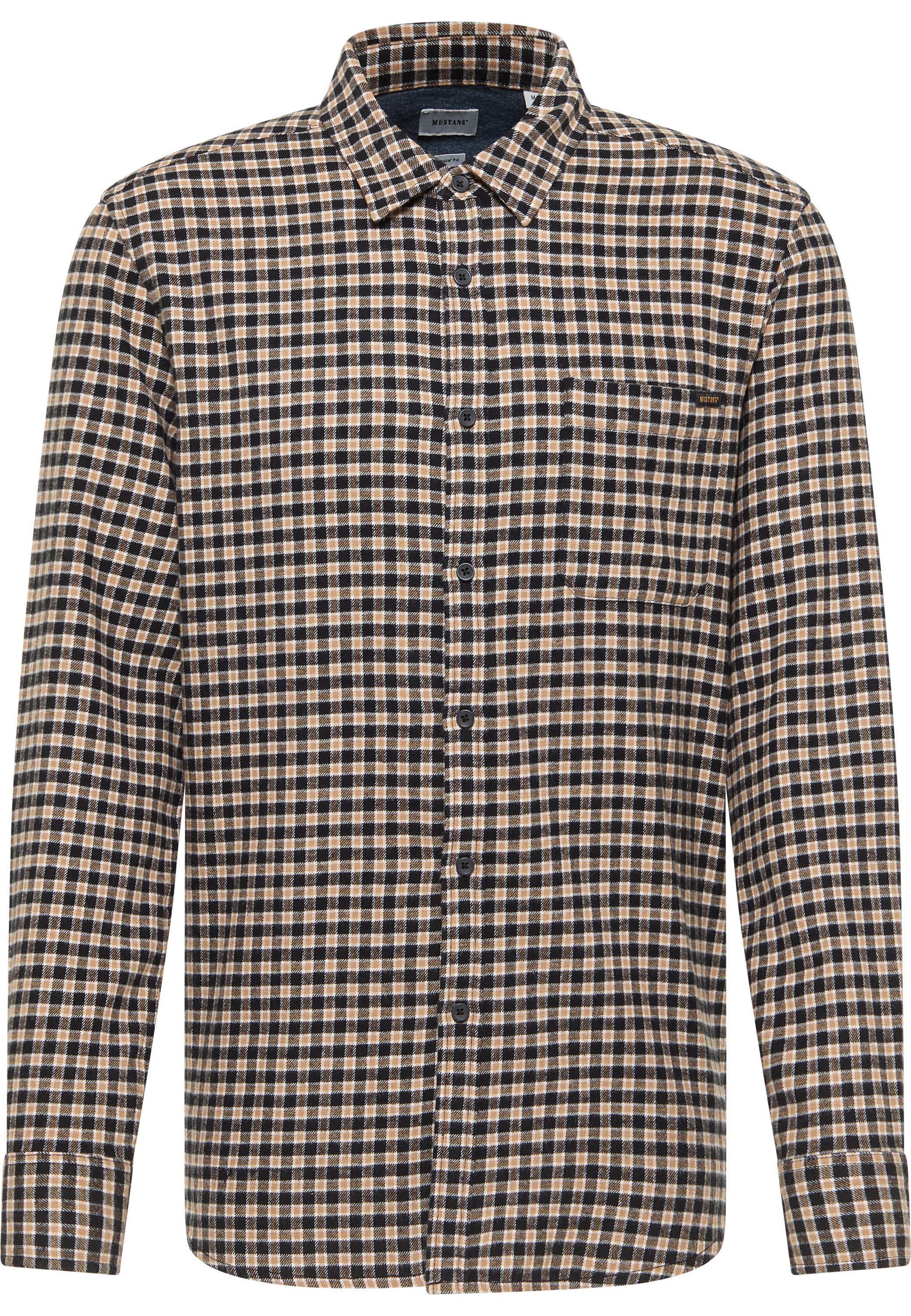 MUSTANG Langarmhemd Herren Style Eastbridge