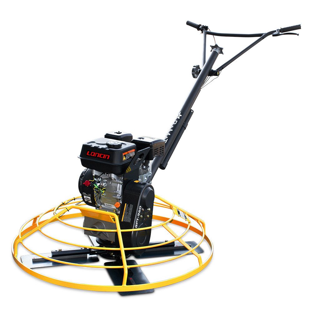BAMATO Glättekelle - Betonglätter BPT-960 Flügelglätter Estrichglätter 4,1 kW (1-St) 910mm Rotor, 196cm³, 4 Flügel, 0-15° Blattwinkel, Glättmaschine