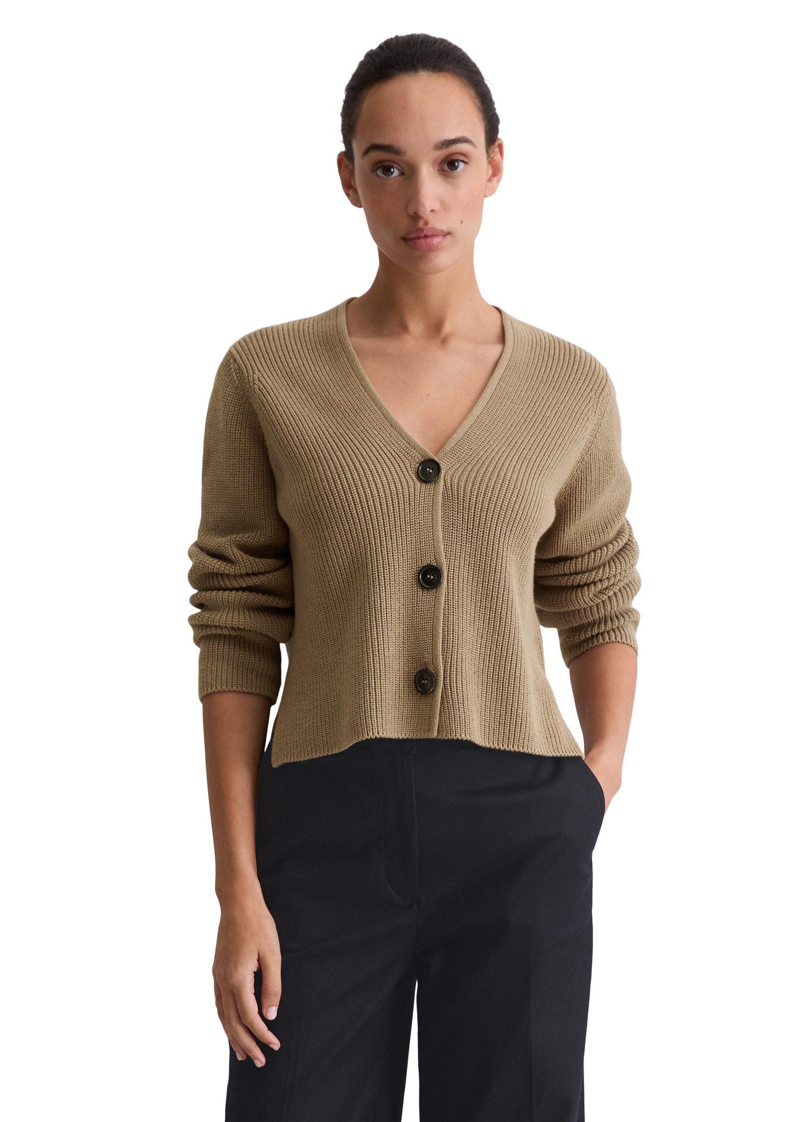 Marc O'Polo Cardigan aus Heavy-Weight-Organic-Cotton günstig online kaufen