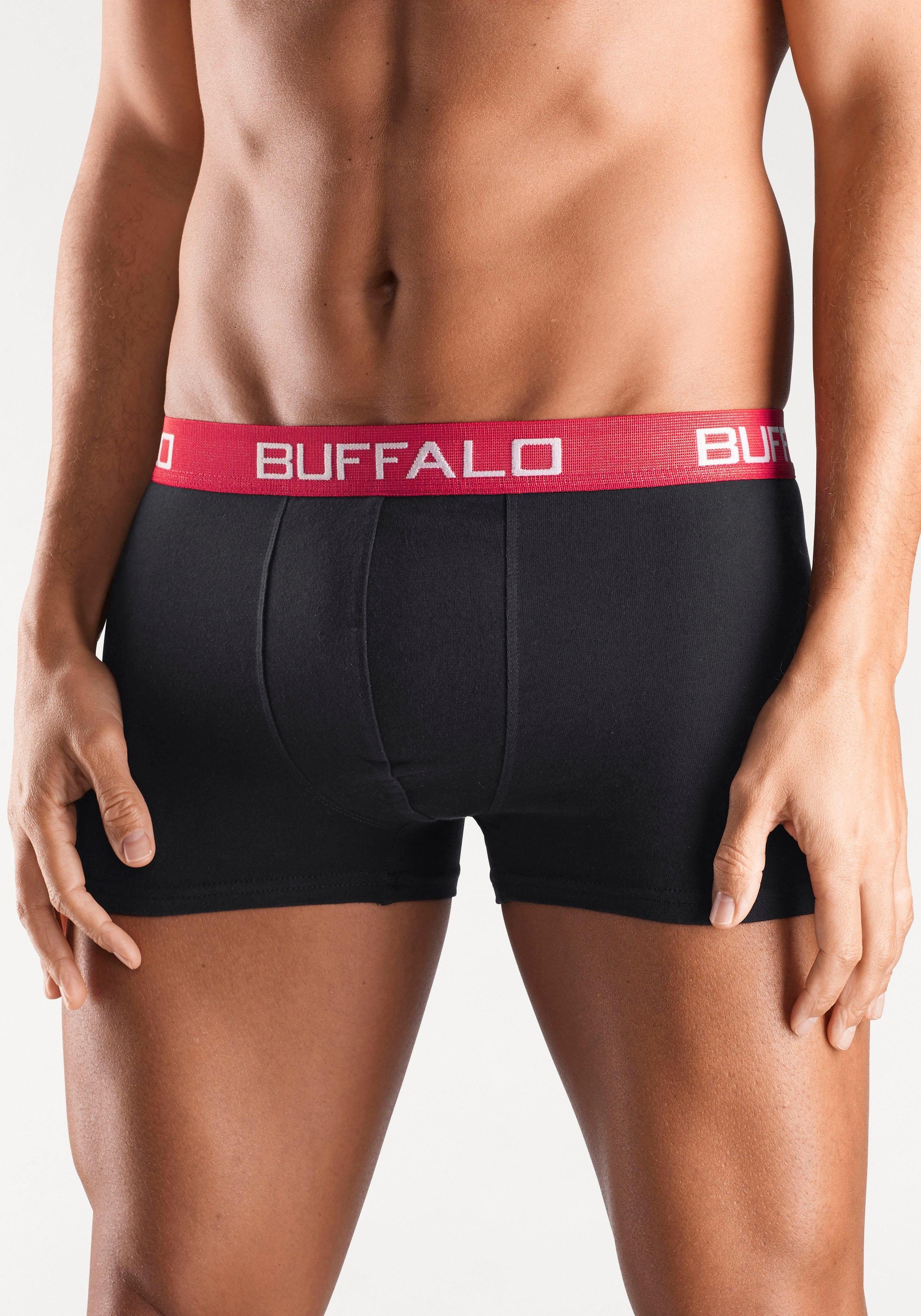 schwarz-bunt Buffalo Boxer (Packung, unifarbene Retro 4-St) Pants