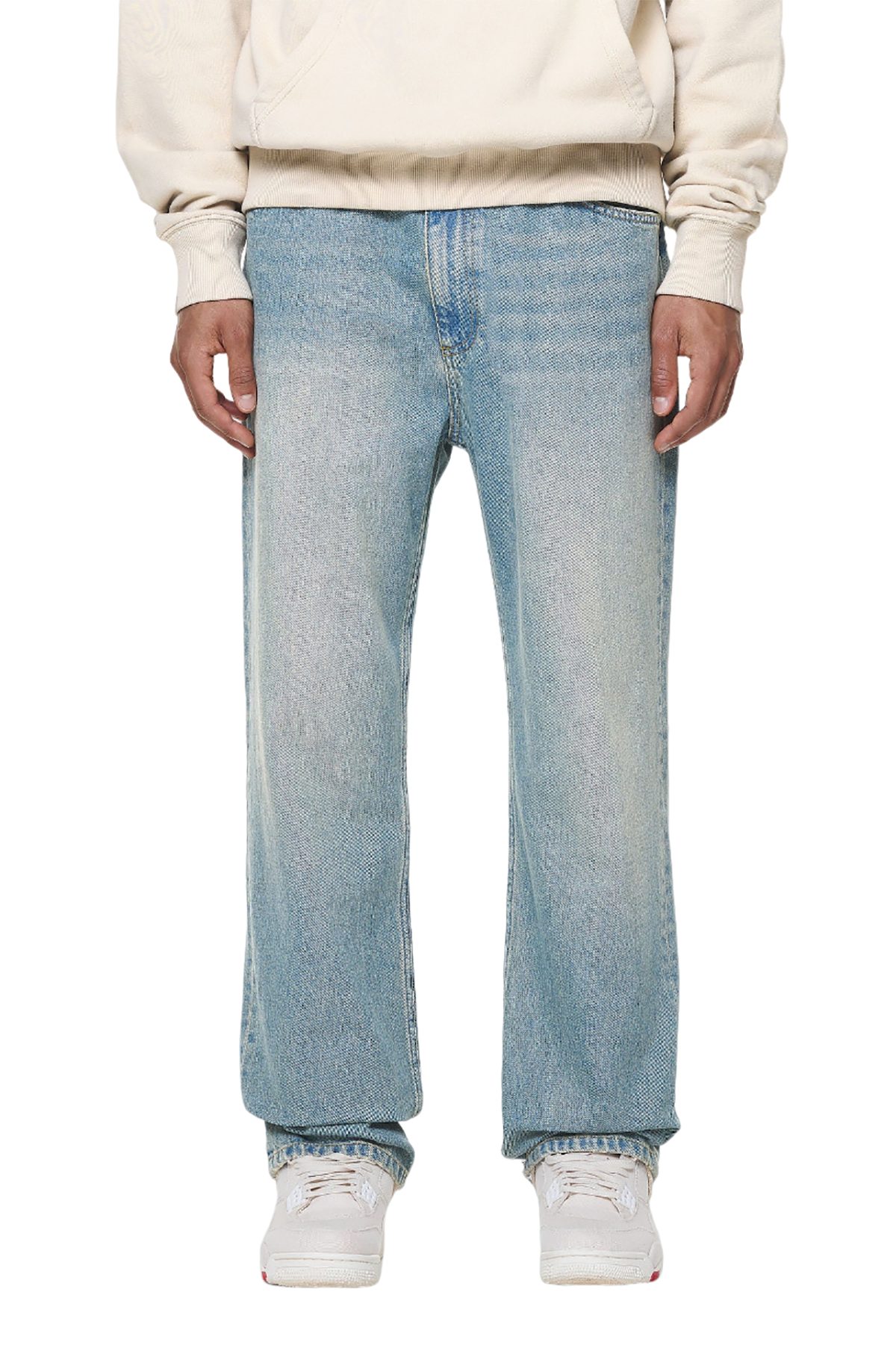 PEGADOR 5-Pocket-Jeans Baltra Baggy (1-tlg., kein Set) logogeprägte Knöpfe und Nieten