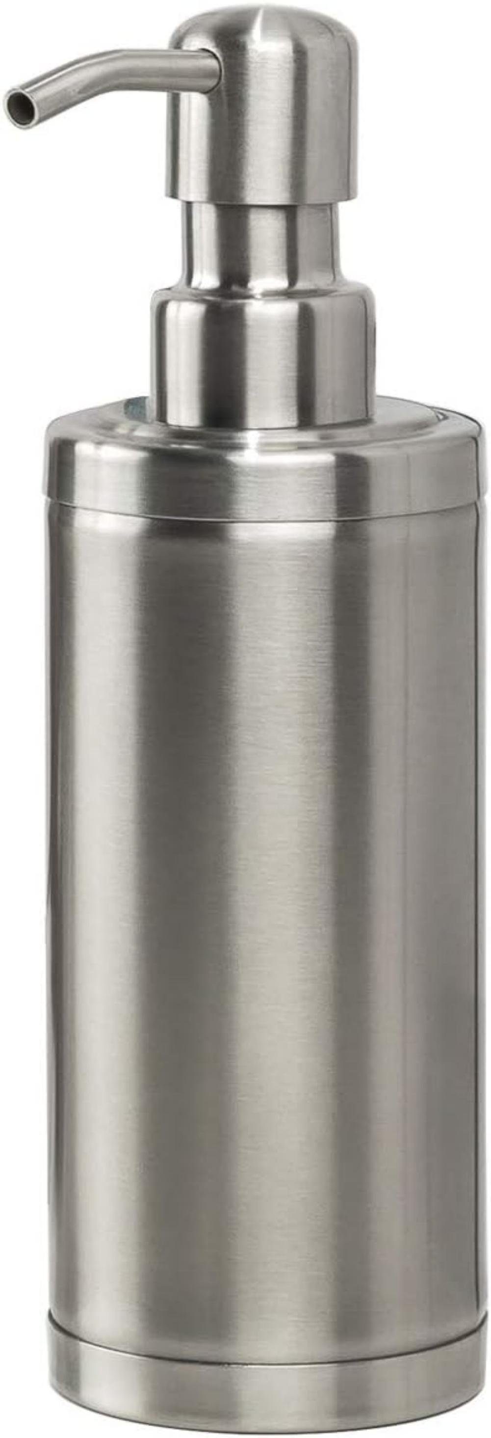 TUABUR Seifenablage Seifenspender, gebürstetes Nickel, 300 ml, Badezimmer, Küche., 1-St.