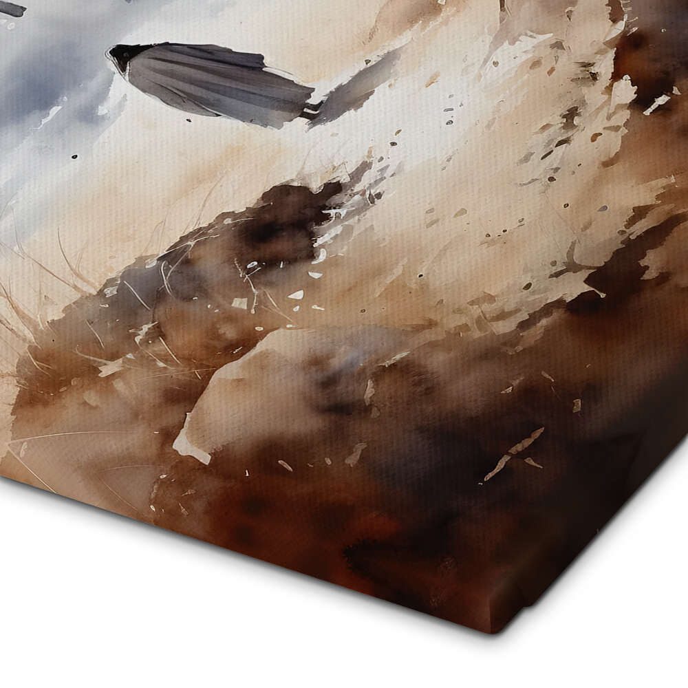 Posterlounge Wandbild Jesus und das Kreuz, DejaReve, erhältlich als Poster, Leinwandbild, Wandsticker oder Acrylglasbild