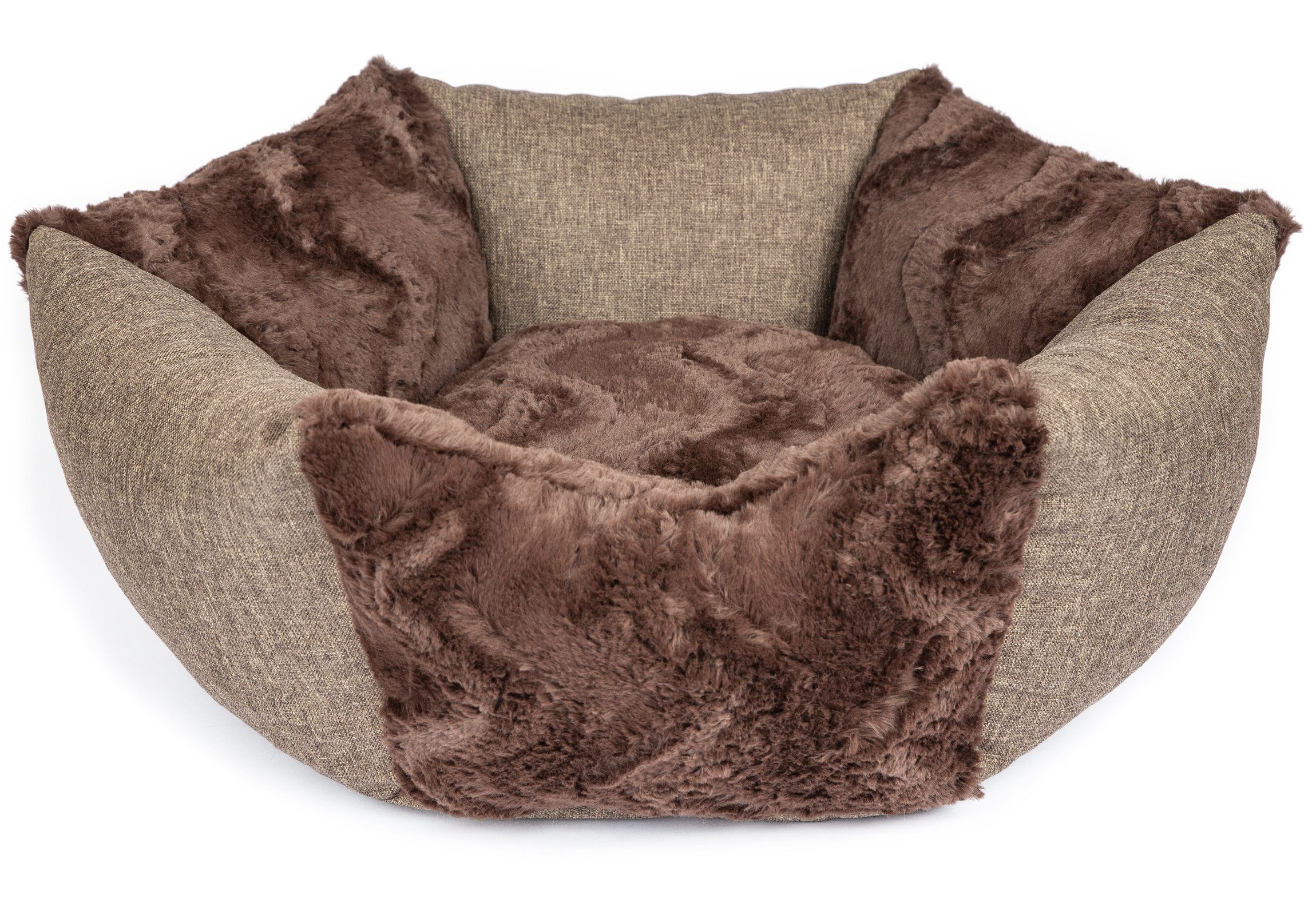 CopcoPet Hundematte CopcoPet Hundebett Sunny Braun 60 cm Ø