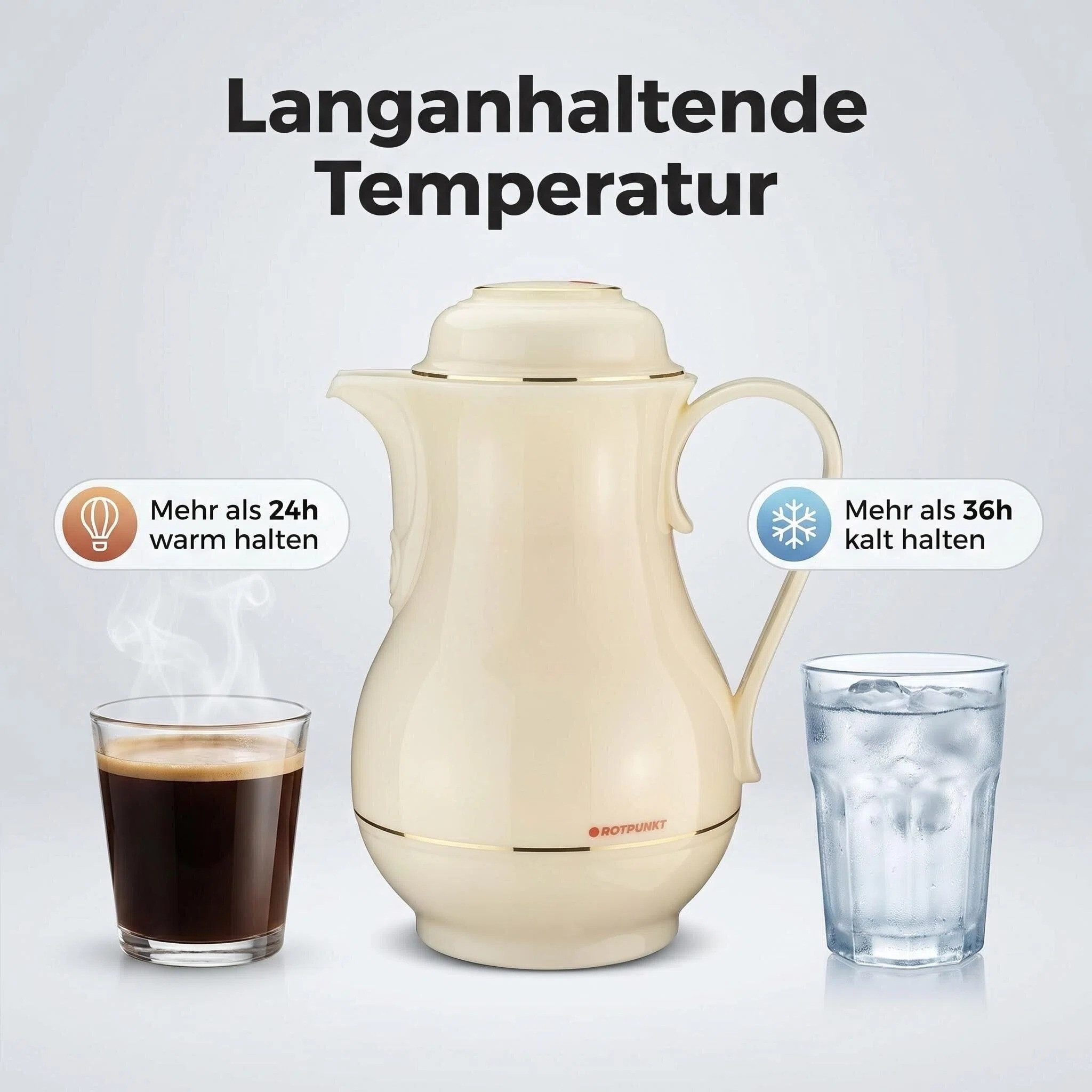 ROTPUNKT Isolierkanne CHRISTA 530, 0.5 l