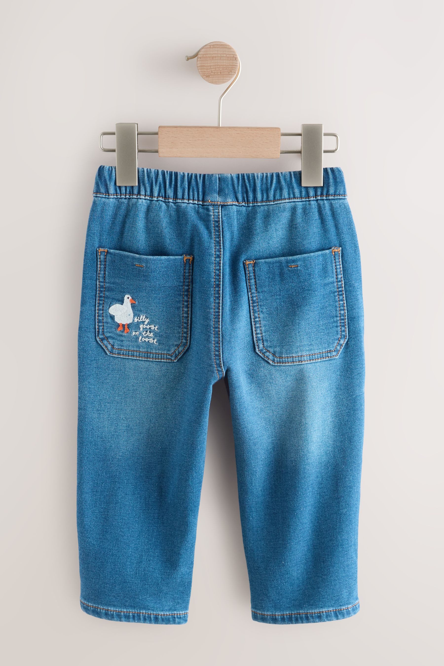 Next Dehnbund-Jeans Loose Fit Schlupfjeans (1-tlg)