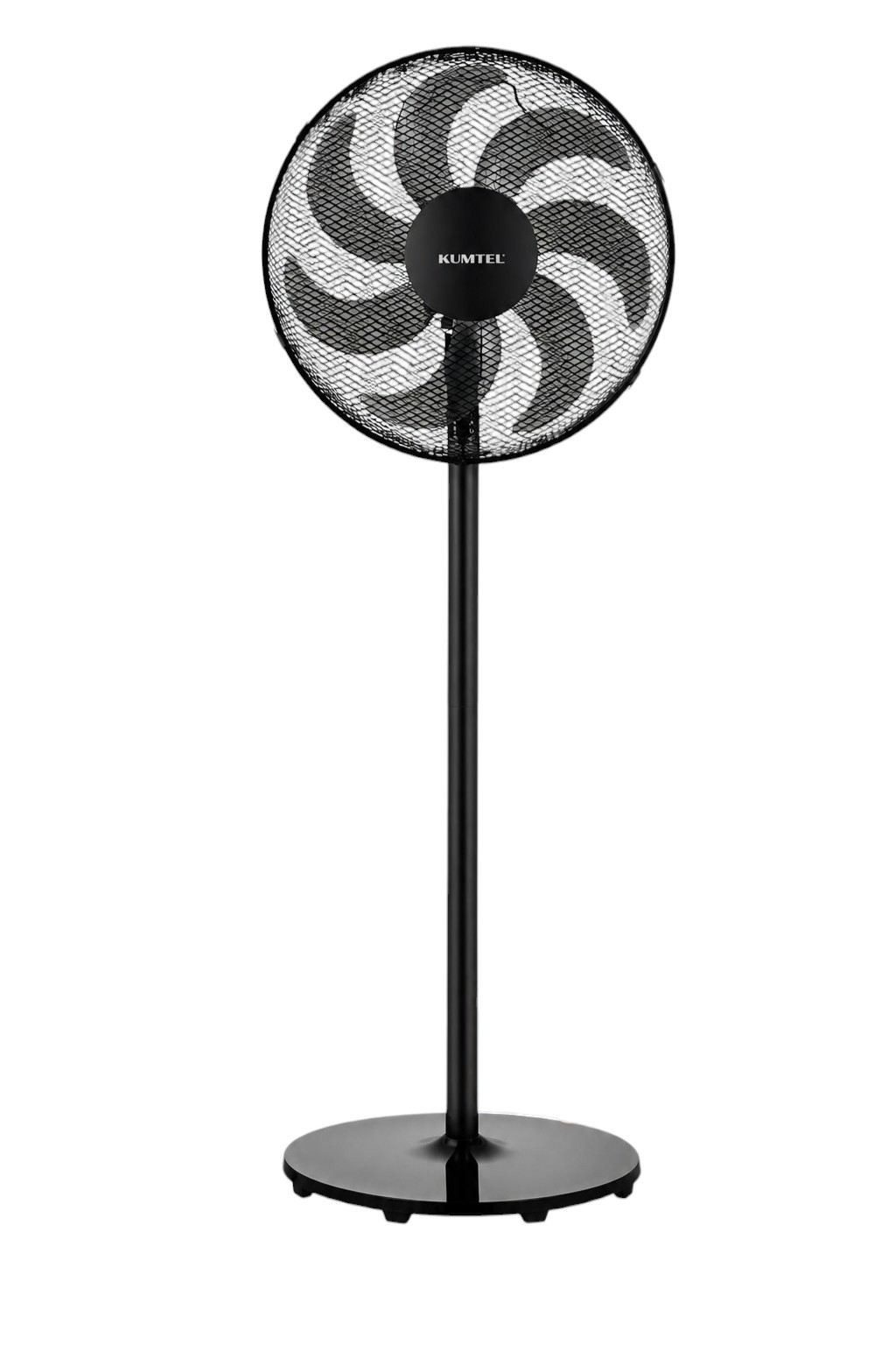 Opviq Standventilator KTF-760, 50 W, aus ABS-Kunststoff, 7-Blatt-Rotor,Kupfermotor