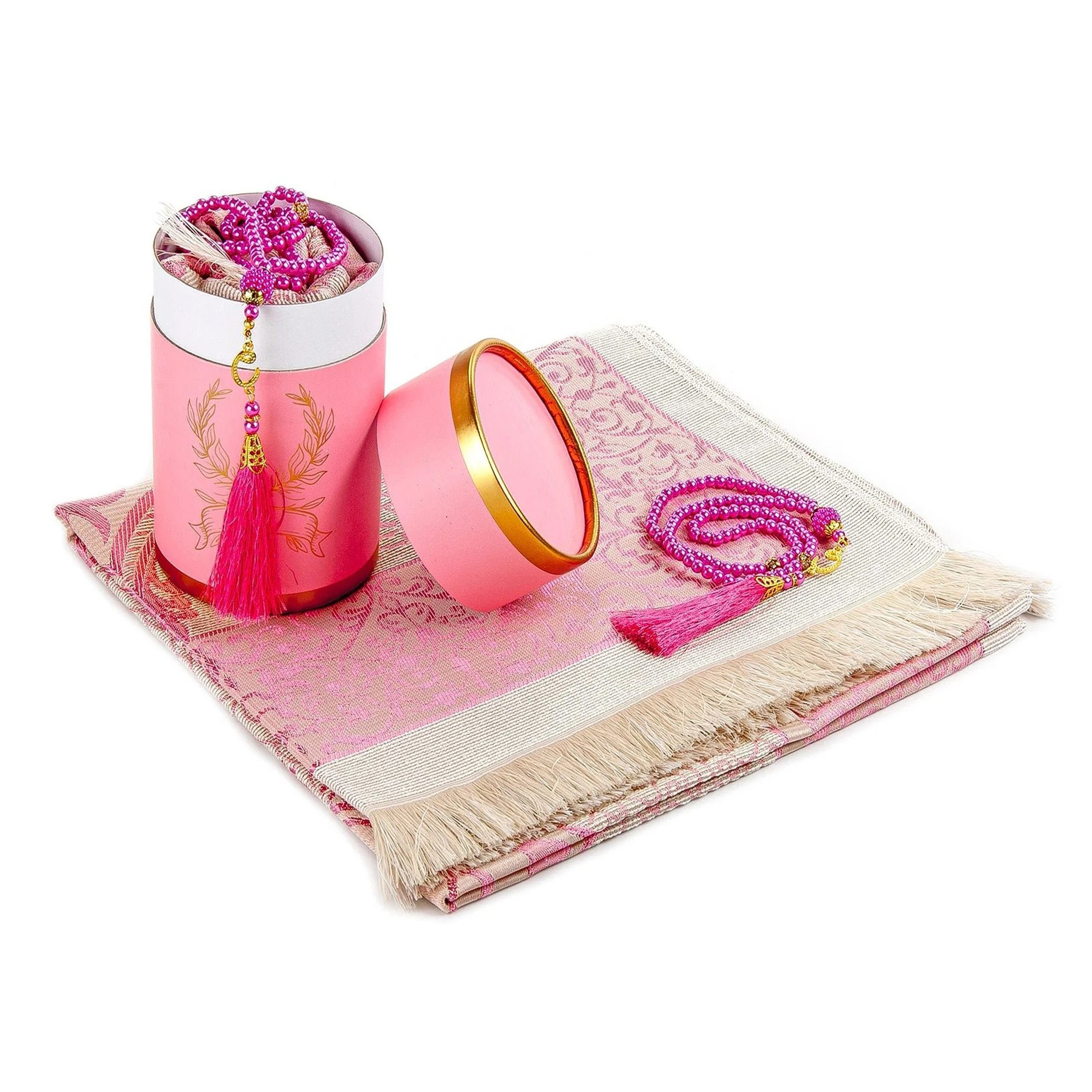 TeppichHome24 Teppich Gebetsteppich Taftstoff Rosa 65 günstig online kaufen