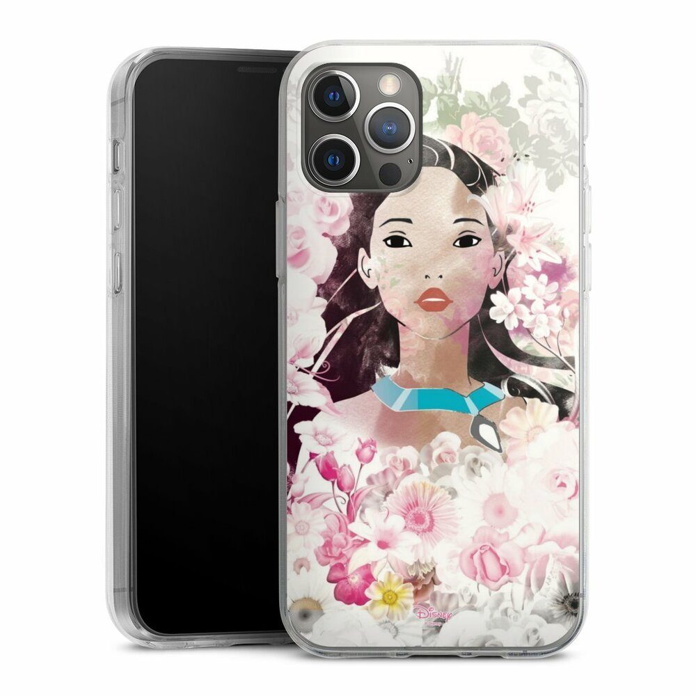 DeinDesign Handyhülle Pocahontas Disney Offizielles Lizenzprodukt Colors Of The Wind, Apple iPhone 12 Pro Silikon Hülle Bumper Case Handy Schutzhülle