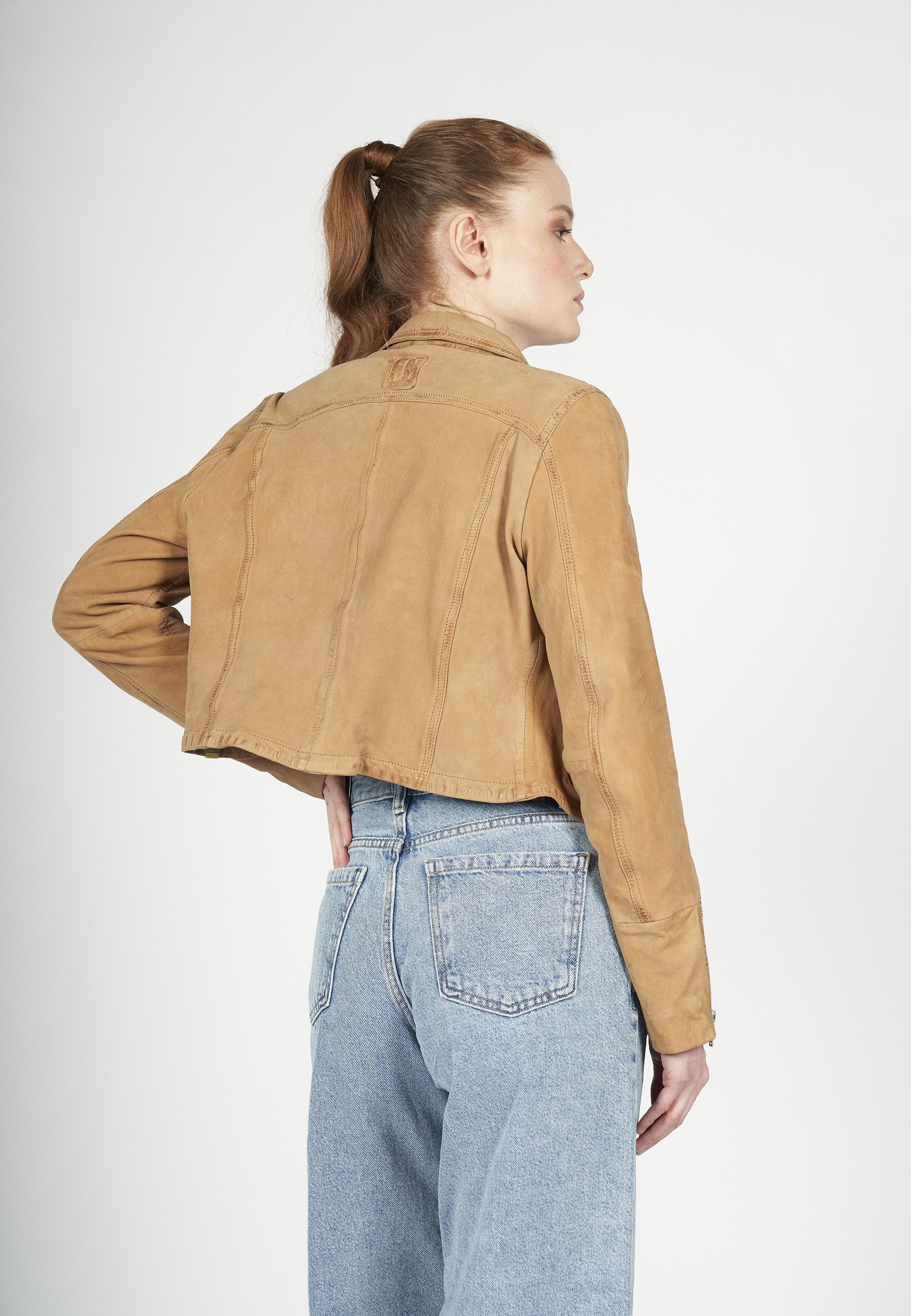 Freaky Nation Lederjacke Nela-FN