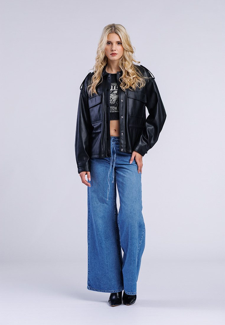 Freaky Nation Lederjacke T-Lorca