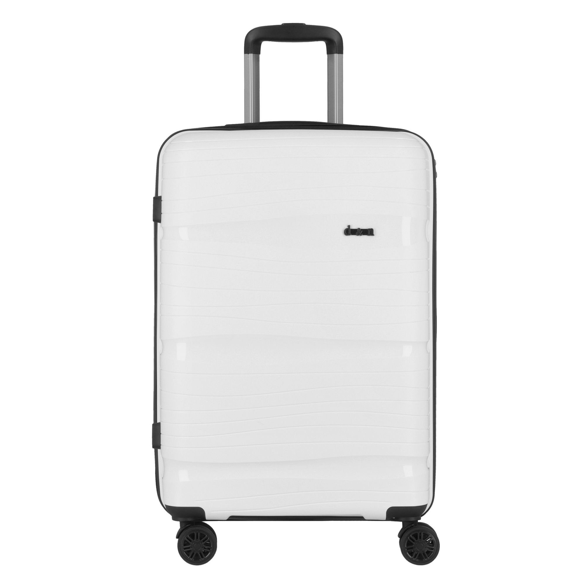 D&N Hartschalen-Trolley Travel Line 4300, 4 Rollen, Polypropylen
