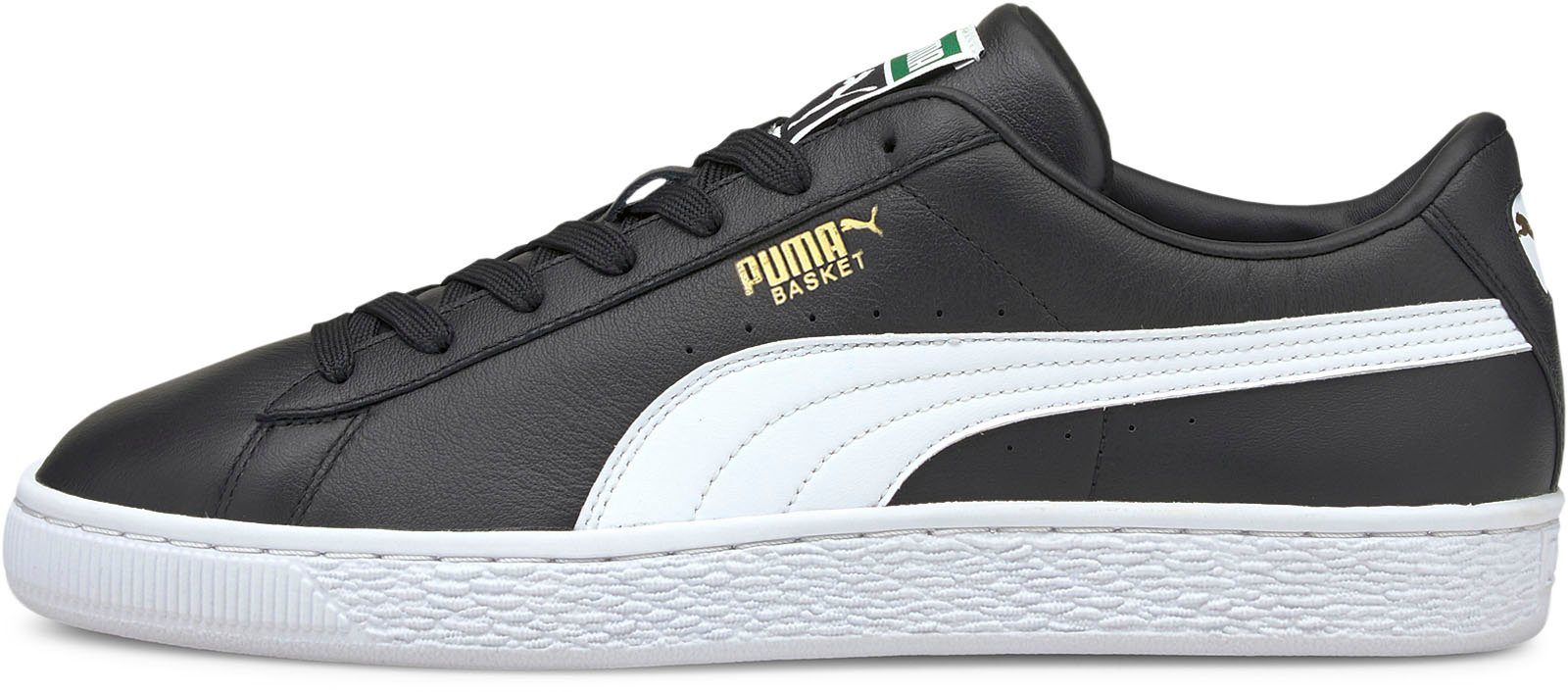 XXI Classic Sneaker White Black PUMA Basket
