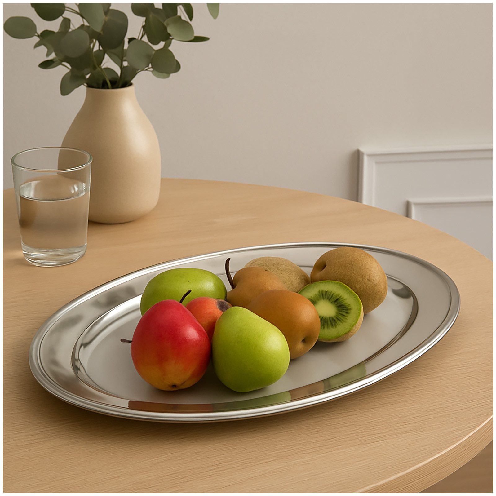 Servierschale Servierschale oval Edelstahl