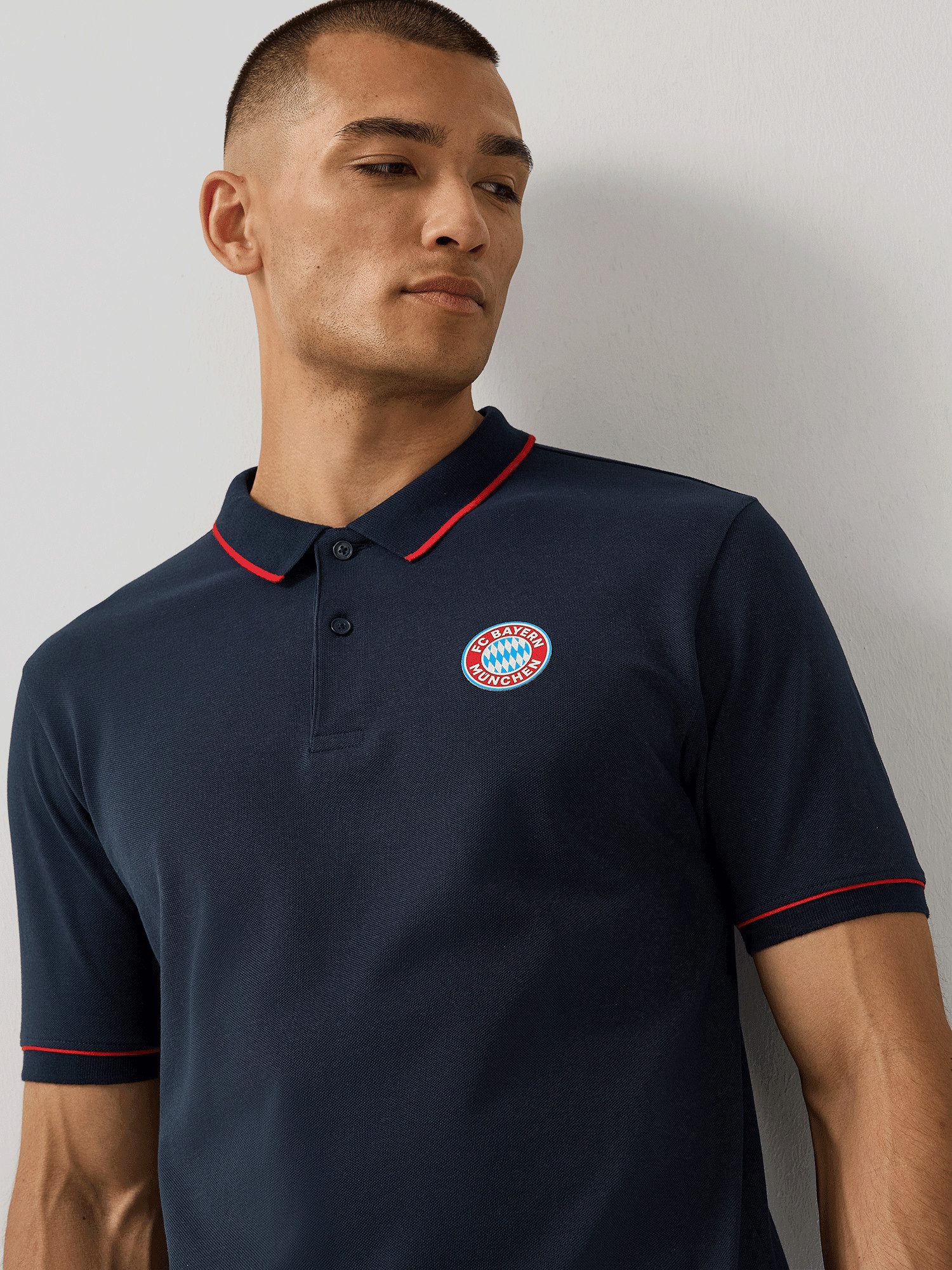 FC Bayern München Poloshirt FC Bayern München, Poloshirt Essentials, Herren, Navy