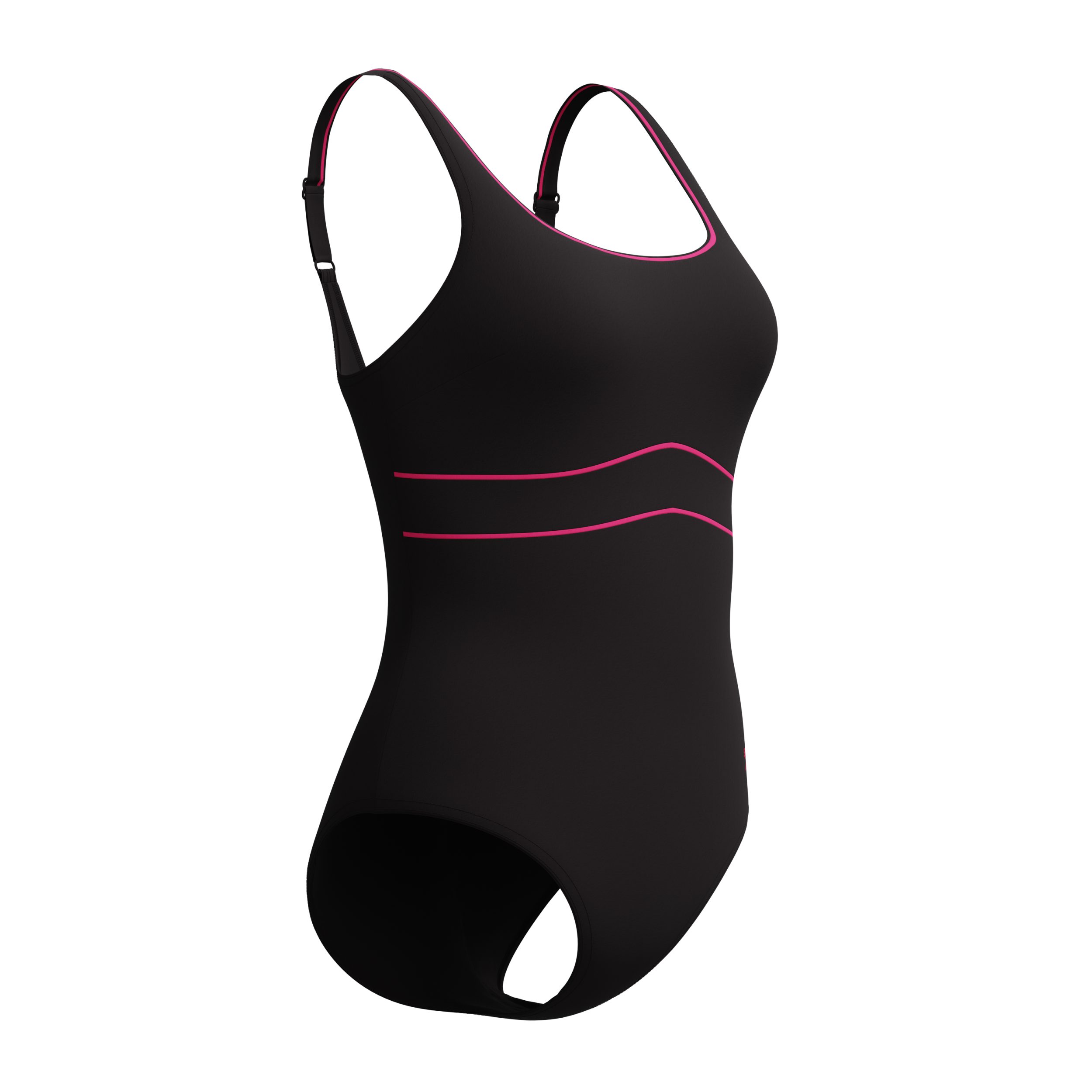 Speedo Badeanzug Solid Contour Eclipse One Piec NVY/DKGRN