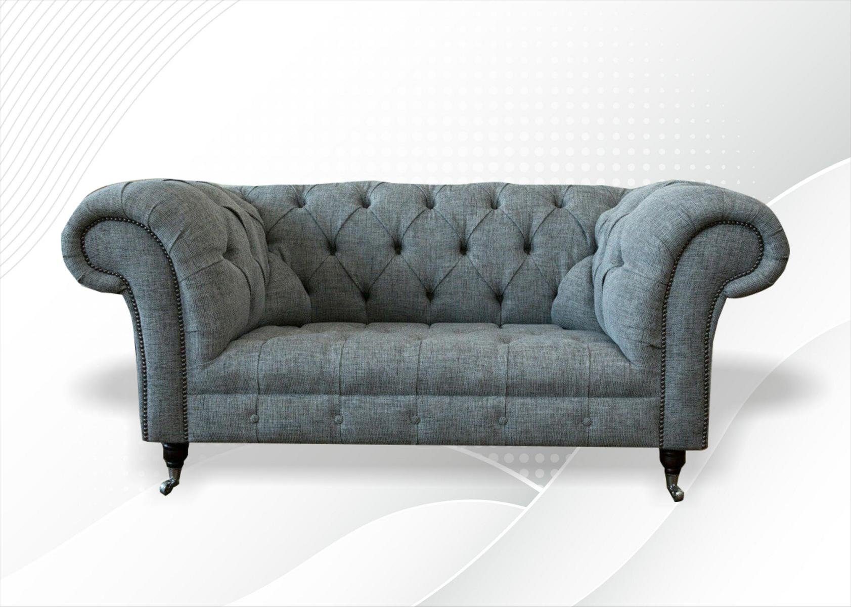 Design 170 Sitzer cm 2 JVmoebel Chesterfield-Sofa, Couch Sofa Chesterfield
