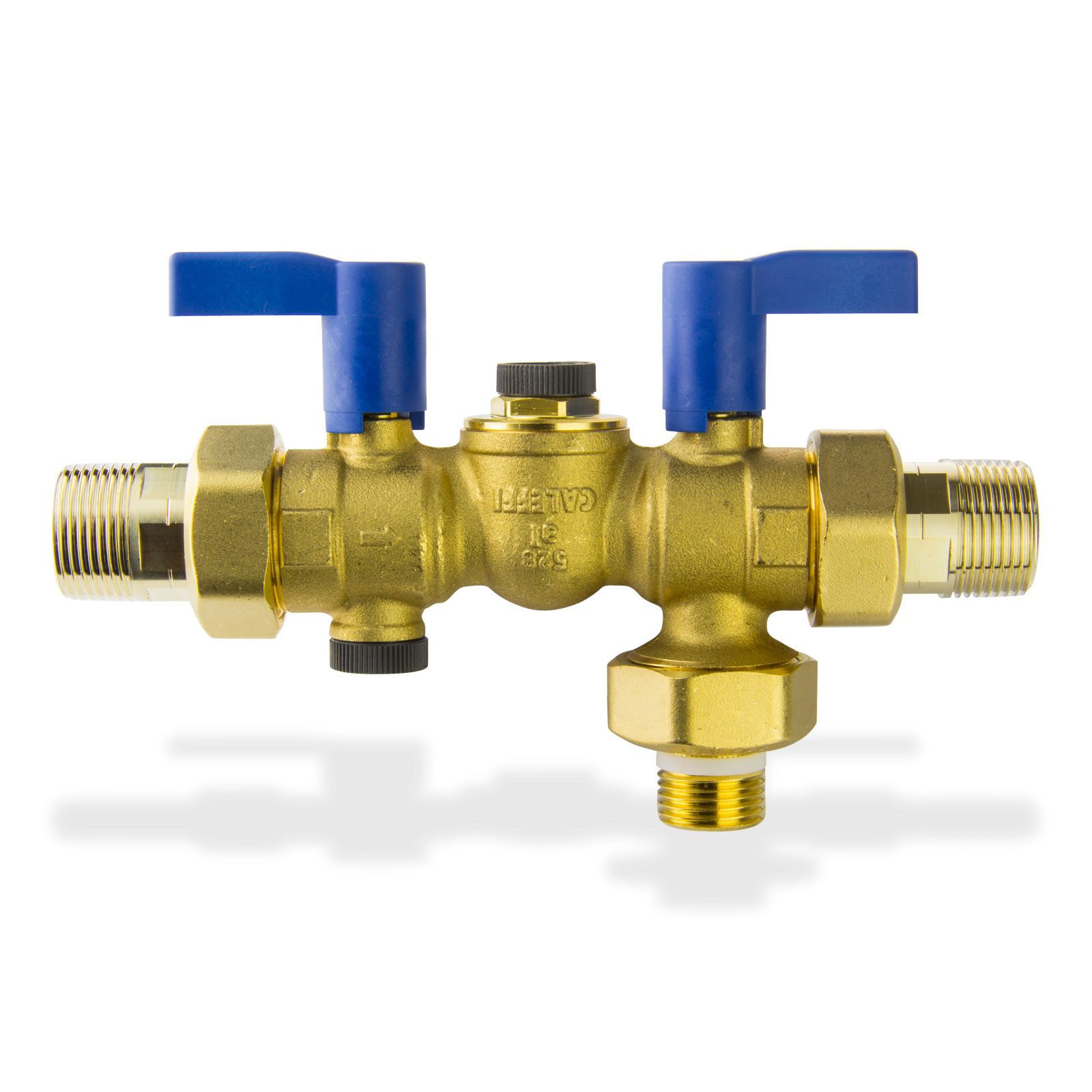 Caleffi Wasser-Druckminderer Sicherheitsgruppe DN20 10 bar 3/4 Zoll Warmwasser Bereiter DVGW