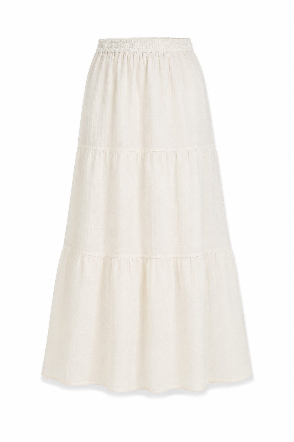 pieces Midirock - Rock mit Maxi-Länge und High Waist - Damen Rock