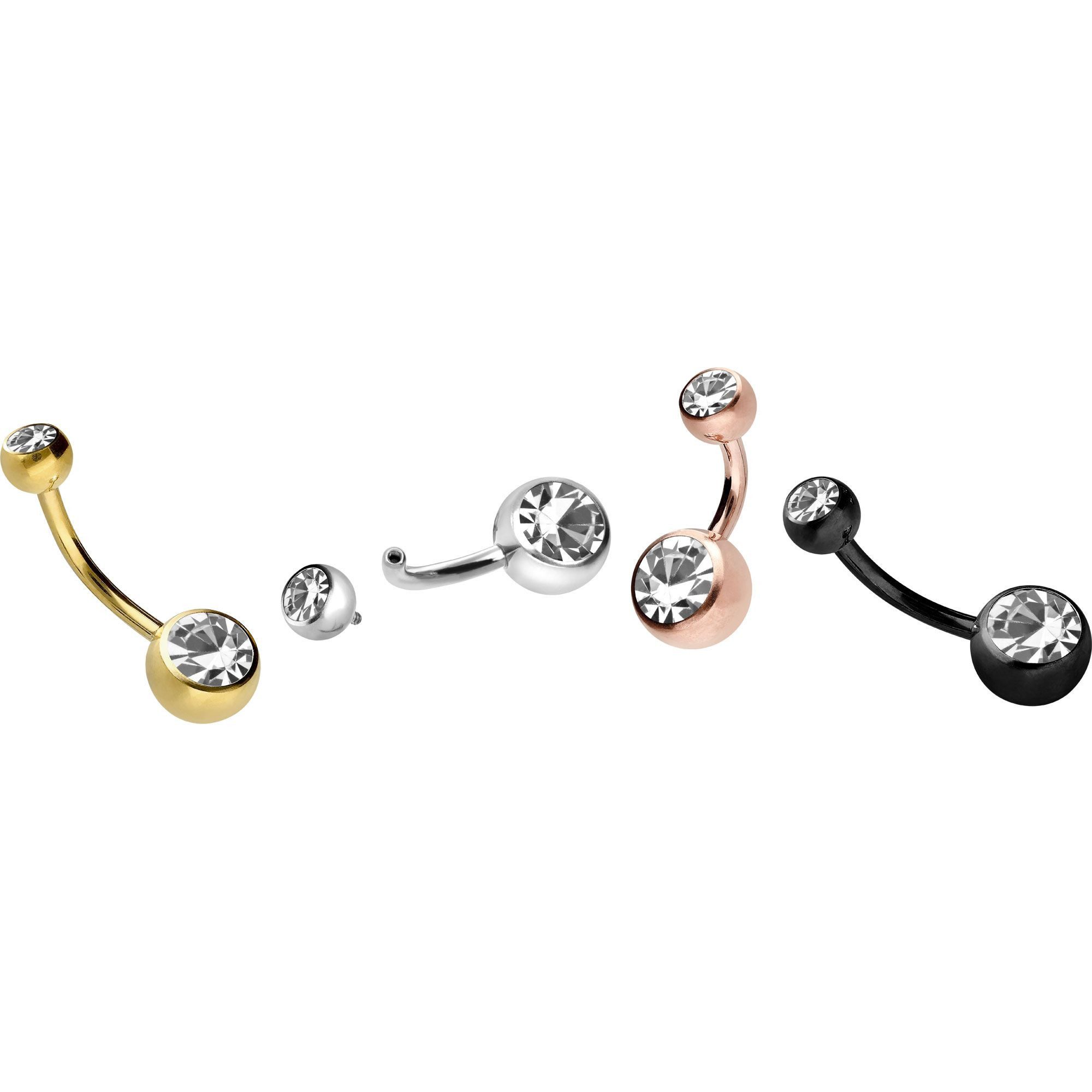 PIERCINGLINE Bauchnabelpiercing Titan Bananabell mit Innengewinde ZWEI KRIS günstig online kaufen