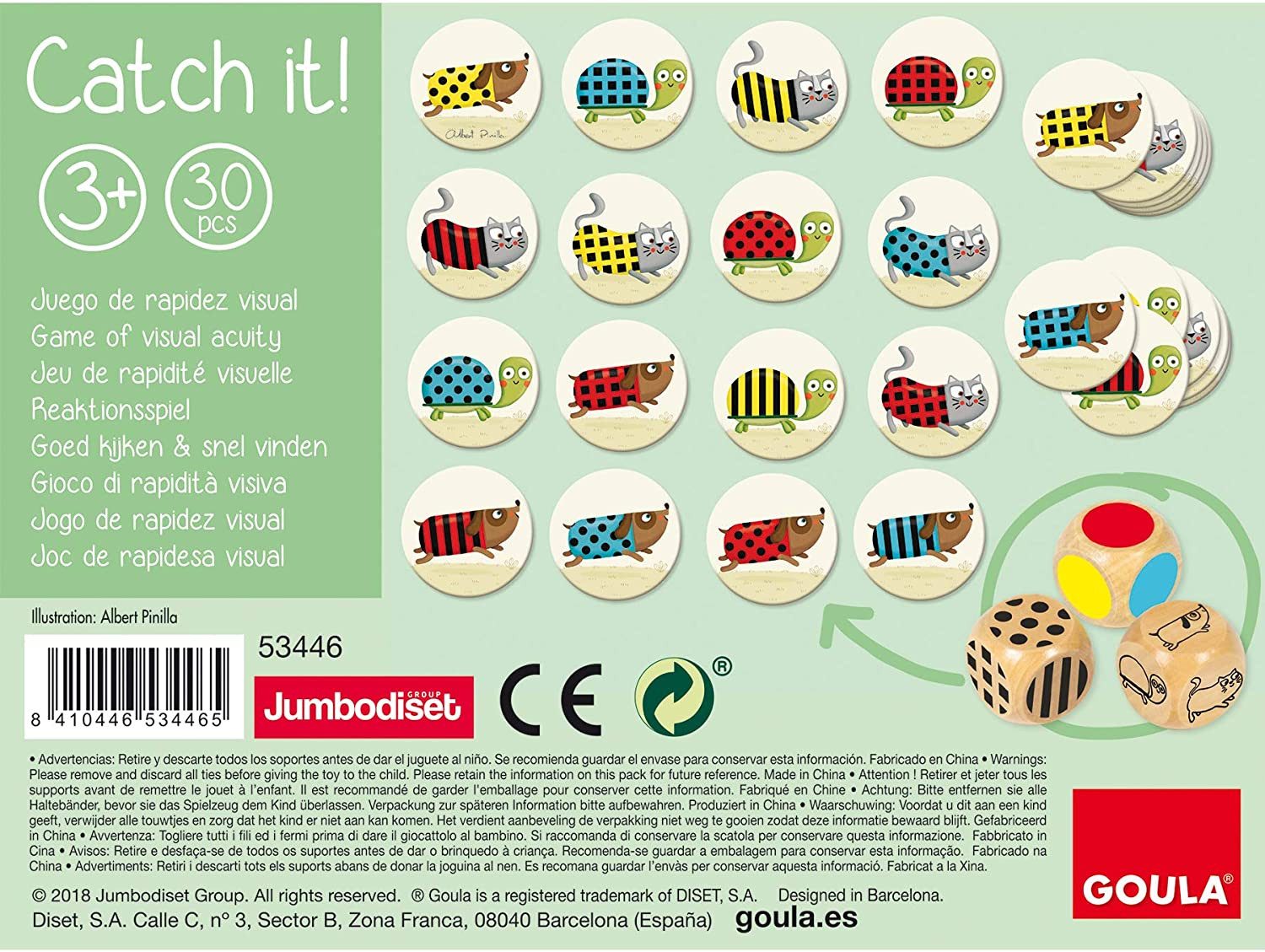 Goula Spiel Goula 53446 Catch it!, Reaktionsspiel, Goula 53446 Catch it!, Reaktionsspiel