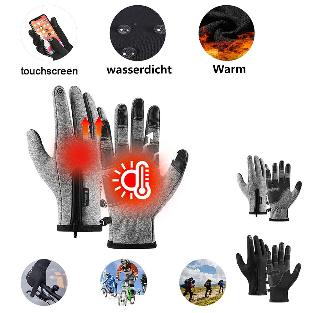 LAPA HOME Boxhandschuhe Herren Fleecehandschuhe Outdoor günstig online kaufen