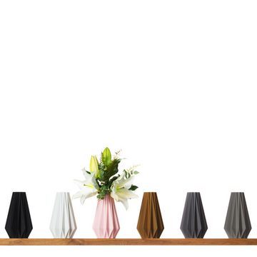 3D Vase Dekovase Agneta M 21cm Nachhaltige Blumenvase für Schnitt-/ Trockenblumen