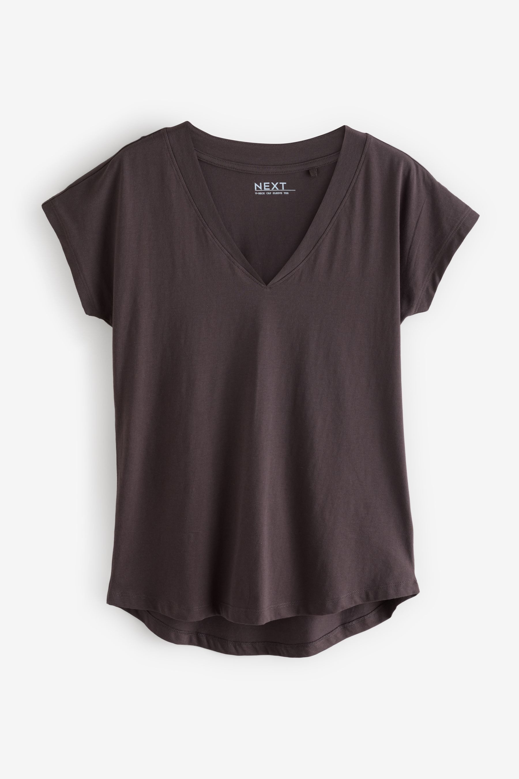 Next V-Shirt T-Shirts mit Flügelärmeln 100 % Baumwolle, 5 Stk. (5-tlg)
