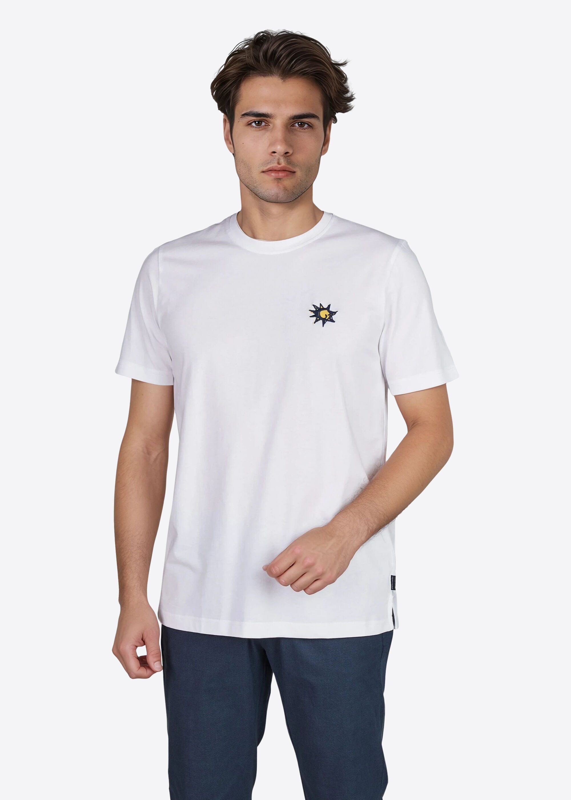 Pierre Cardin Print-Shirt (1-tlg) mit auffälligem Print