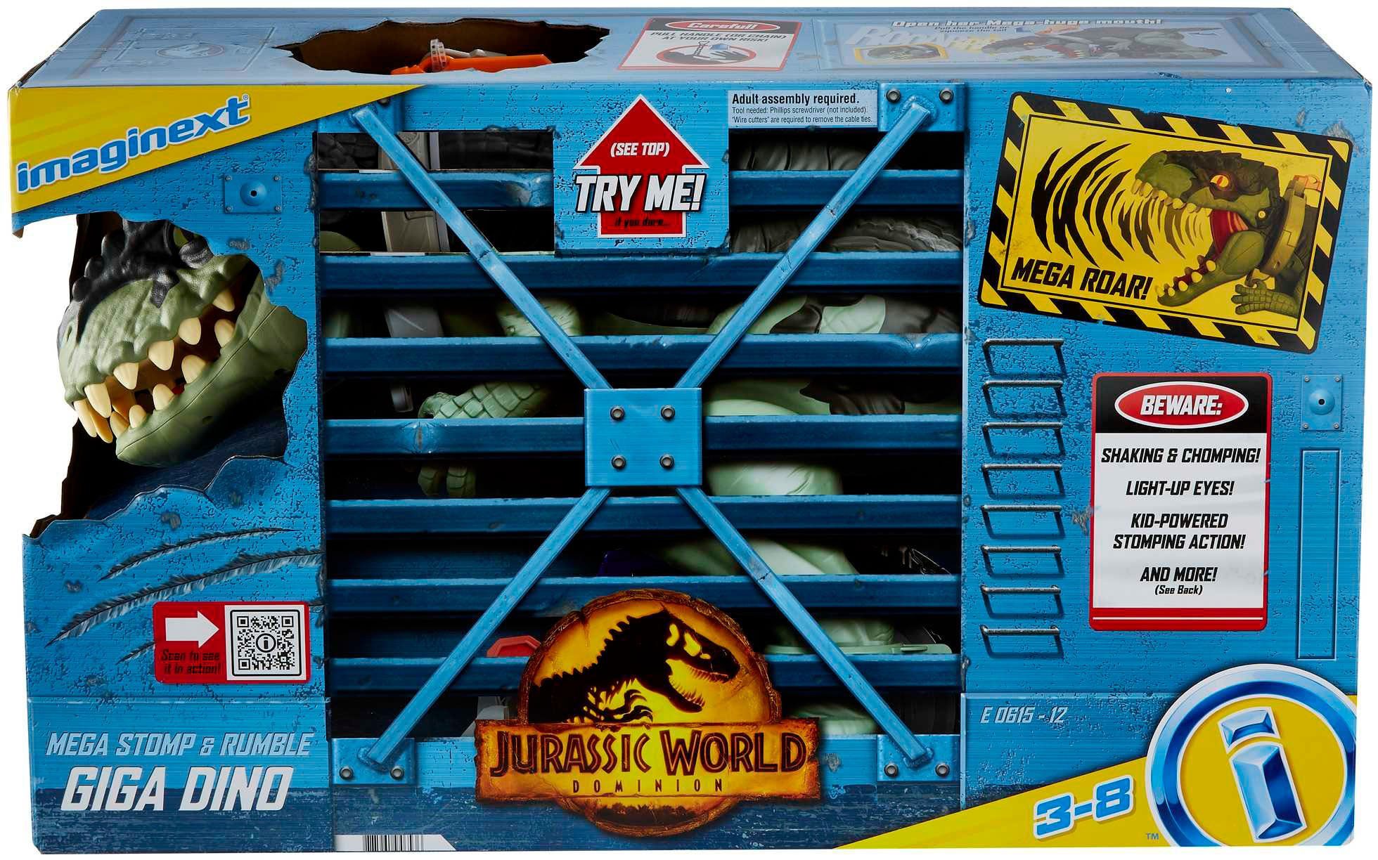 Jurassic Mattel® Imaginext Actionfigur inklusive World Owen-Figur Riesen-Dinosaurier,