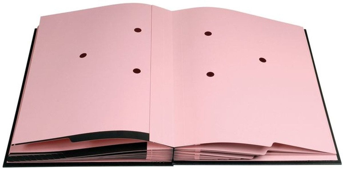 EXACOMPTA Organisationsmappe Unterschriftenmappe Direktion A4 20 Fächer schwarz (5 Stück)