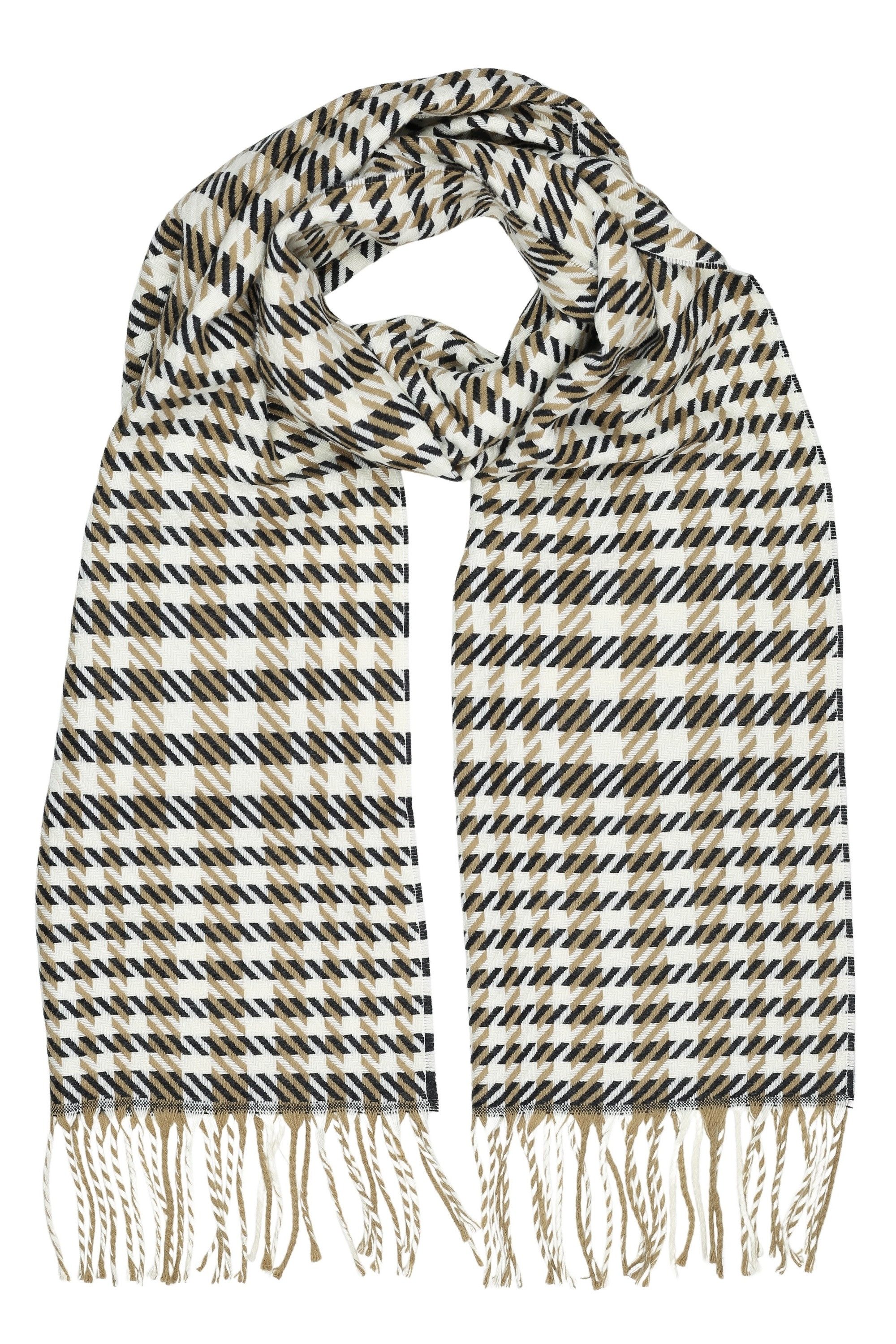 COLLEZIONE ALESSANDRO Wollschal Inverno, (1-St), Made in Italy, mit modernem Karo
