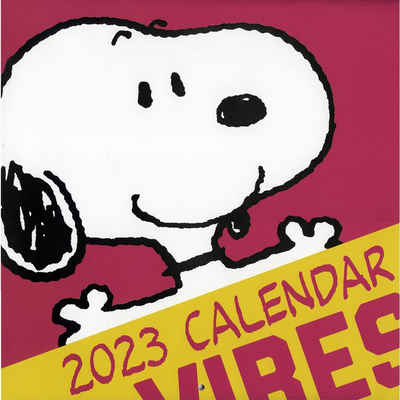 empireposter Wandkalender »Snoopy - Kalender 2023 - 12 Monate inklusive Poster - 30x30 cm«