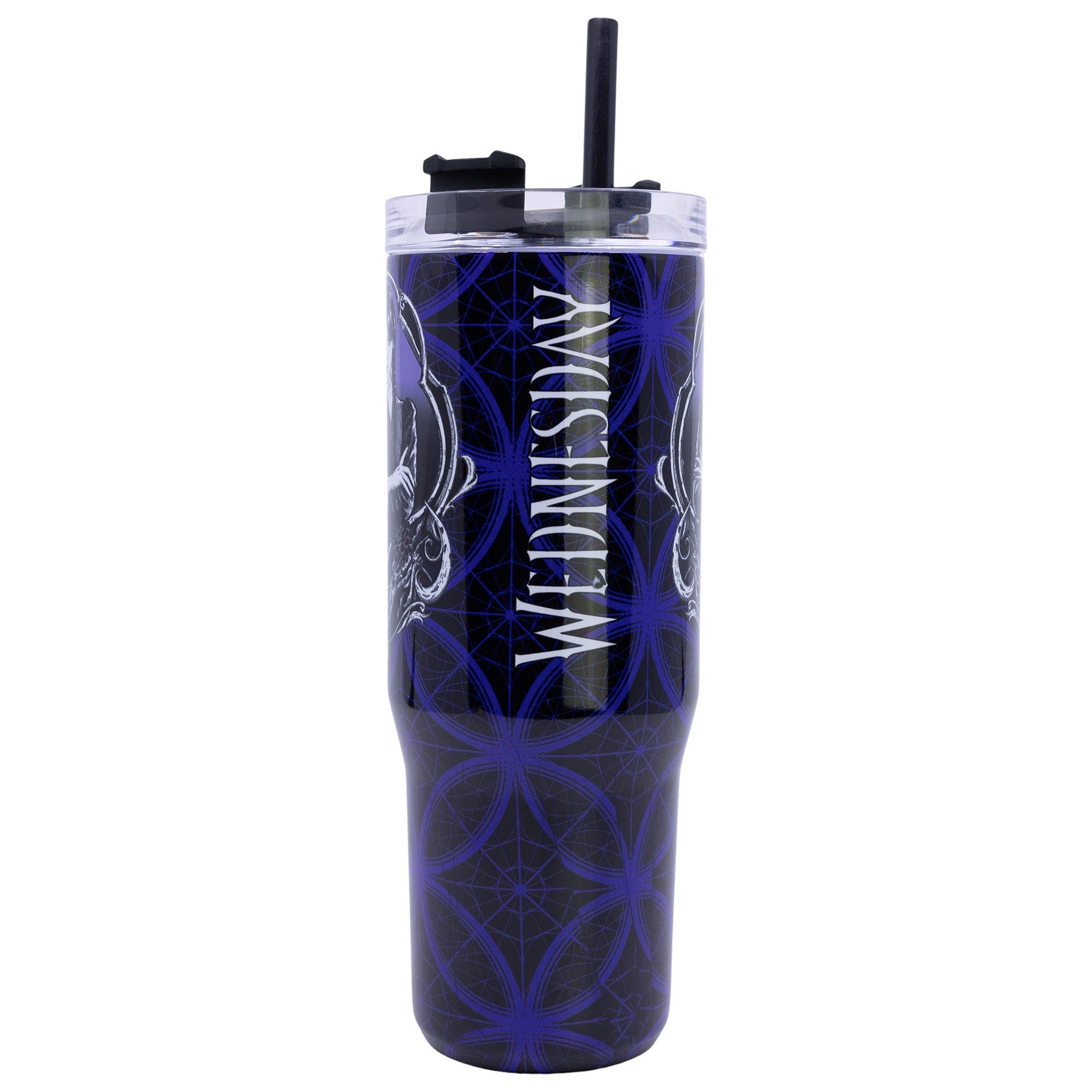 Wednesday Coffee-to-go-Becher Netflix Wednesday Edelstahl XL Iso Kaffeebecher Thermobecher 940 ml, Edelstahl