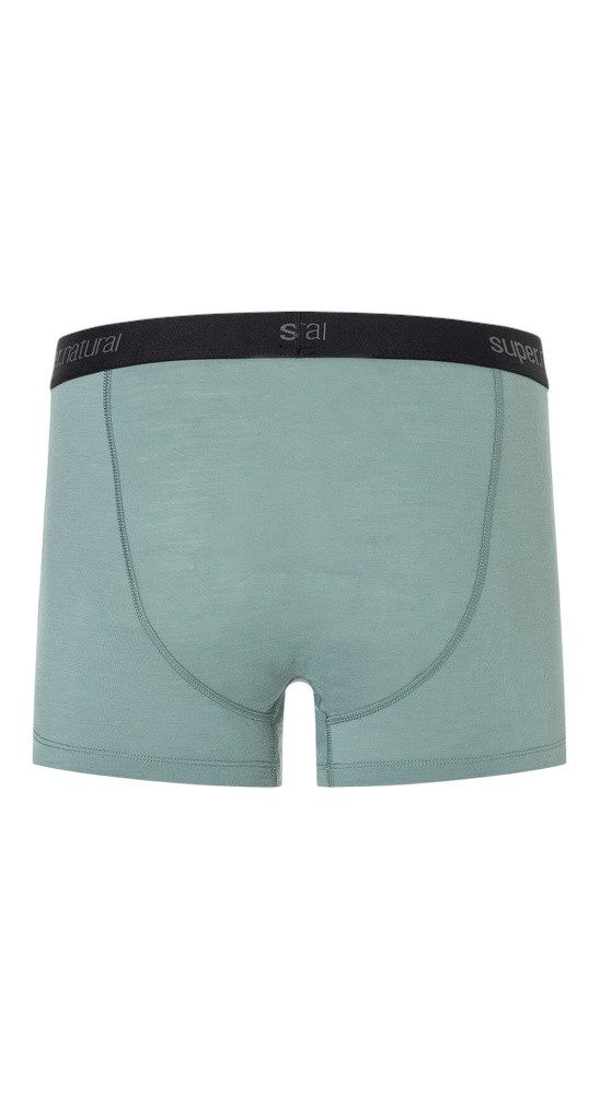 SUPER.NATURAL Boxershorts Tundra 175 - Merinowolle - Unterwäsche Chinois grün Herren - 2 Stück