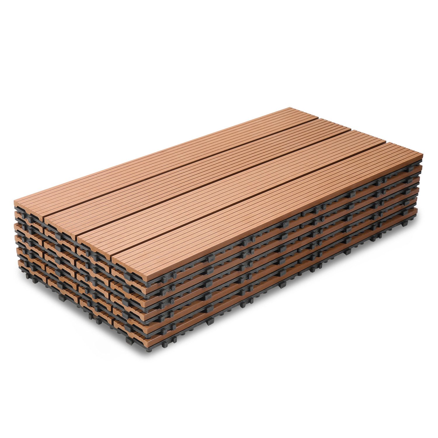 Clanmacy Holzfliesen Terrassenfliesen Fliesen Balkon Garten günstig online kaufen