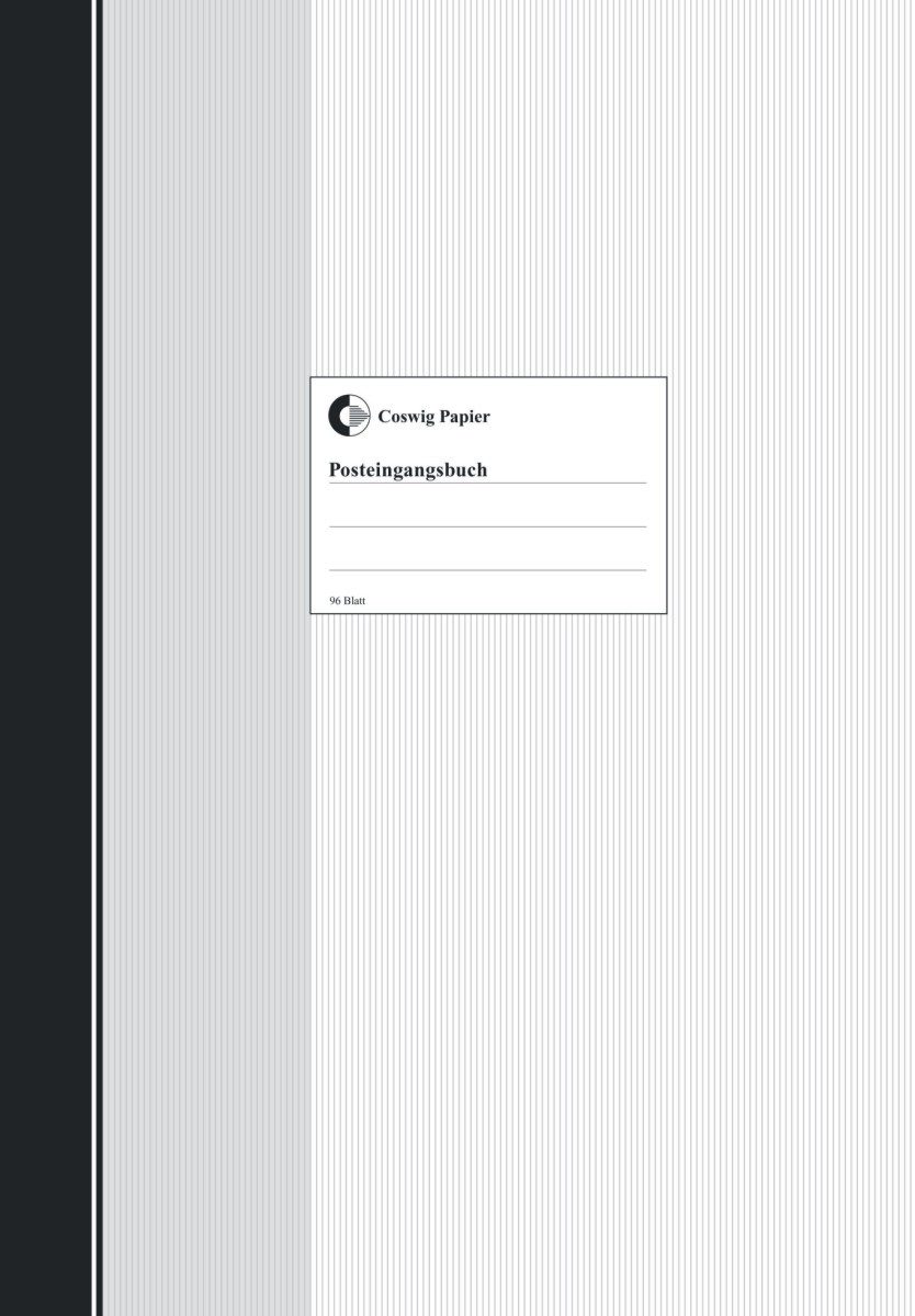 Formularblock Posteingangsbuch A4 96 Blatt