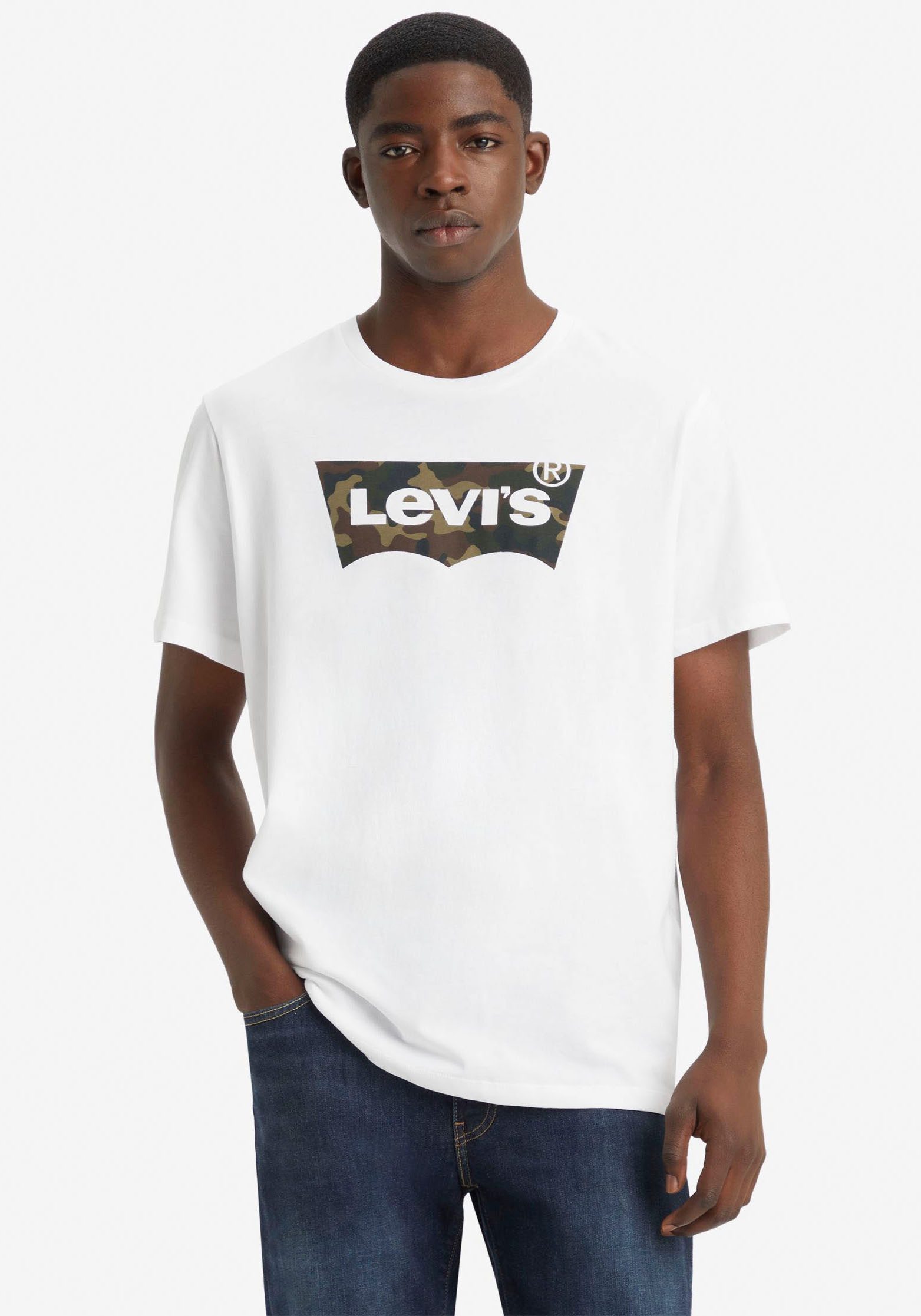 Levi's® T-Shirt Batwing Logo Tee mit Logo-Front-Print günstig online kaufen