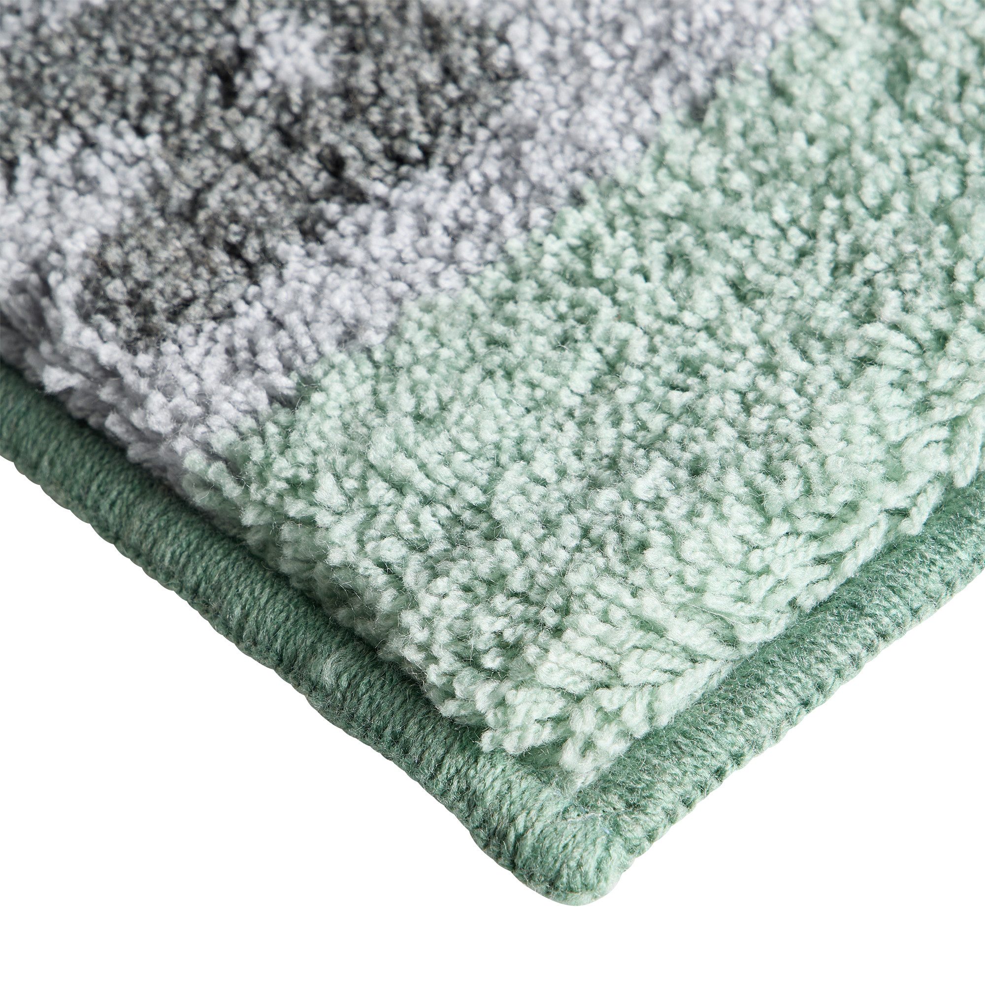 Sansibar Sylt Badematte Sansibar Badteppich CLIFF, Hoch-Flor 20 mm, fußbodenheizungsgeeignet, schnell trocknend, strapazierfähig, Polyacryl, rutschhemmend beschichtet, fußbodenheizungsgeeignet