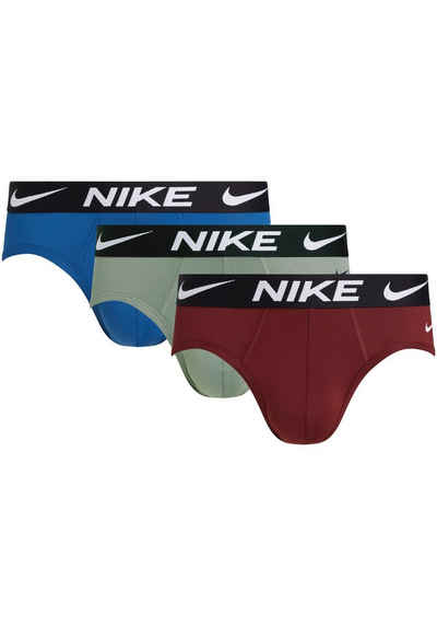 NIKE Underwear Обтягуючі труси HIP BRIEF 3PK (Packung, 3-St., 3er) mit NIKE Logo-Elastikbund