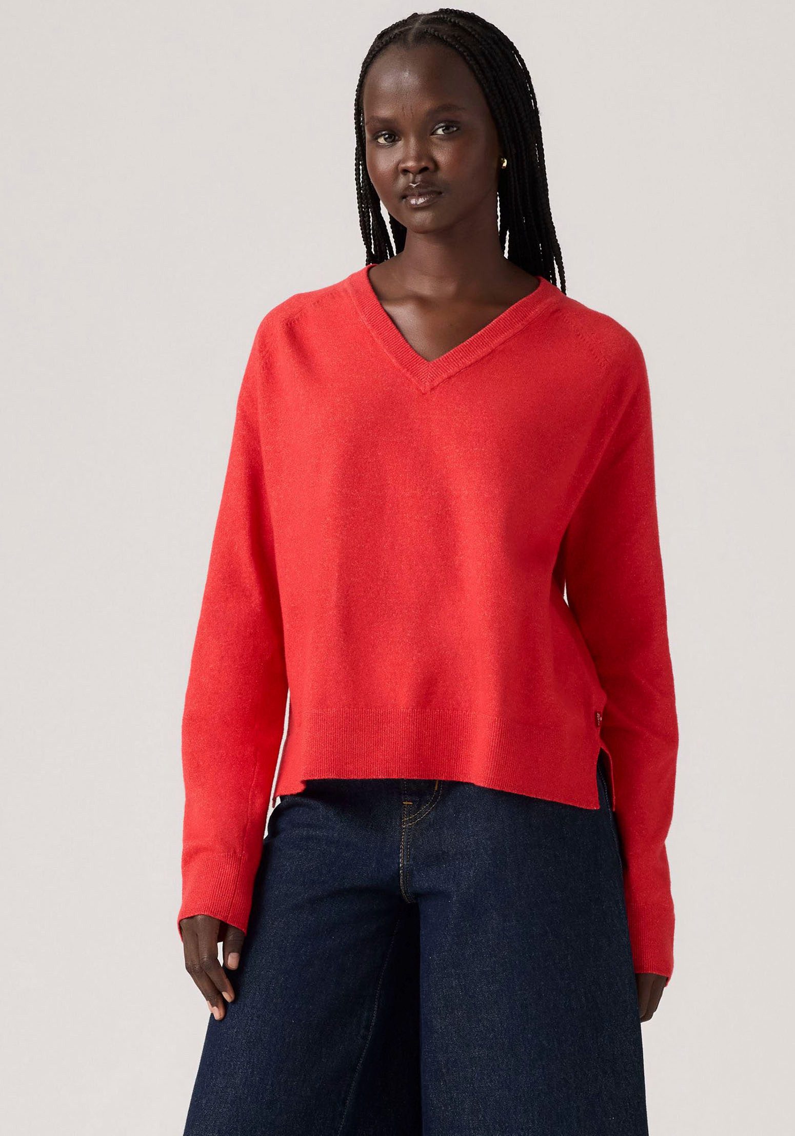 Levi's® V-Ausschnitt-Pullover TARA SUPER SOFT V günstig online kaufen