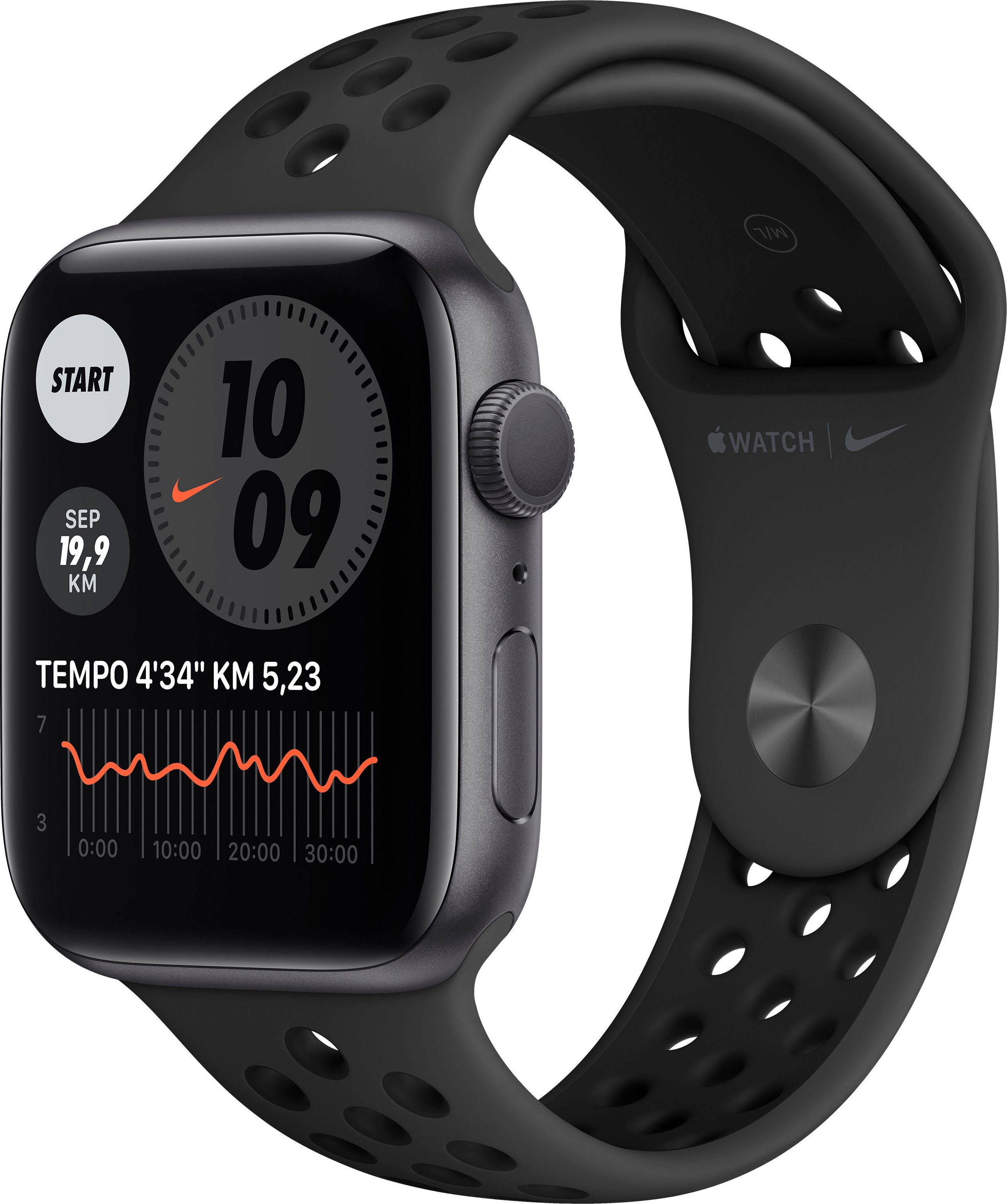 Apple Nike Series 6 Gps Aluminiumgehause Mit Nike Sportarmband 44mm Watch Watch Os Inkl Ladestation Magnetisches Ladekabel Online Kaufen Otto