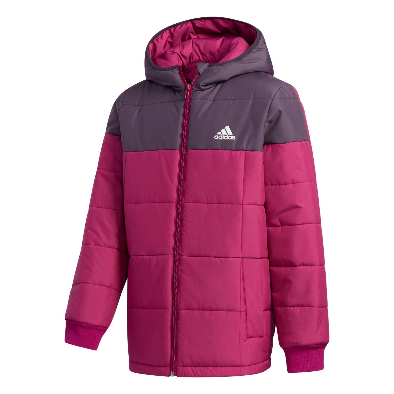 adidas Performance Funktionsjacke Übergangsjacke mit Padding magentarot Mädchen