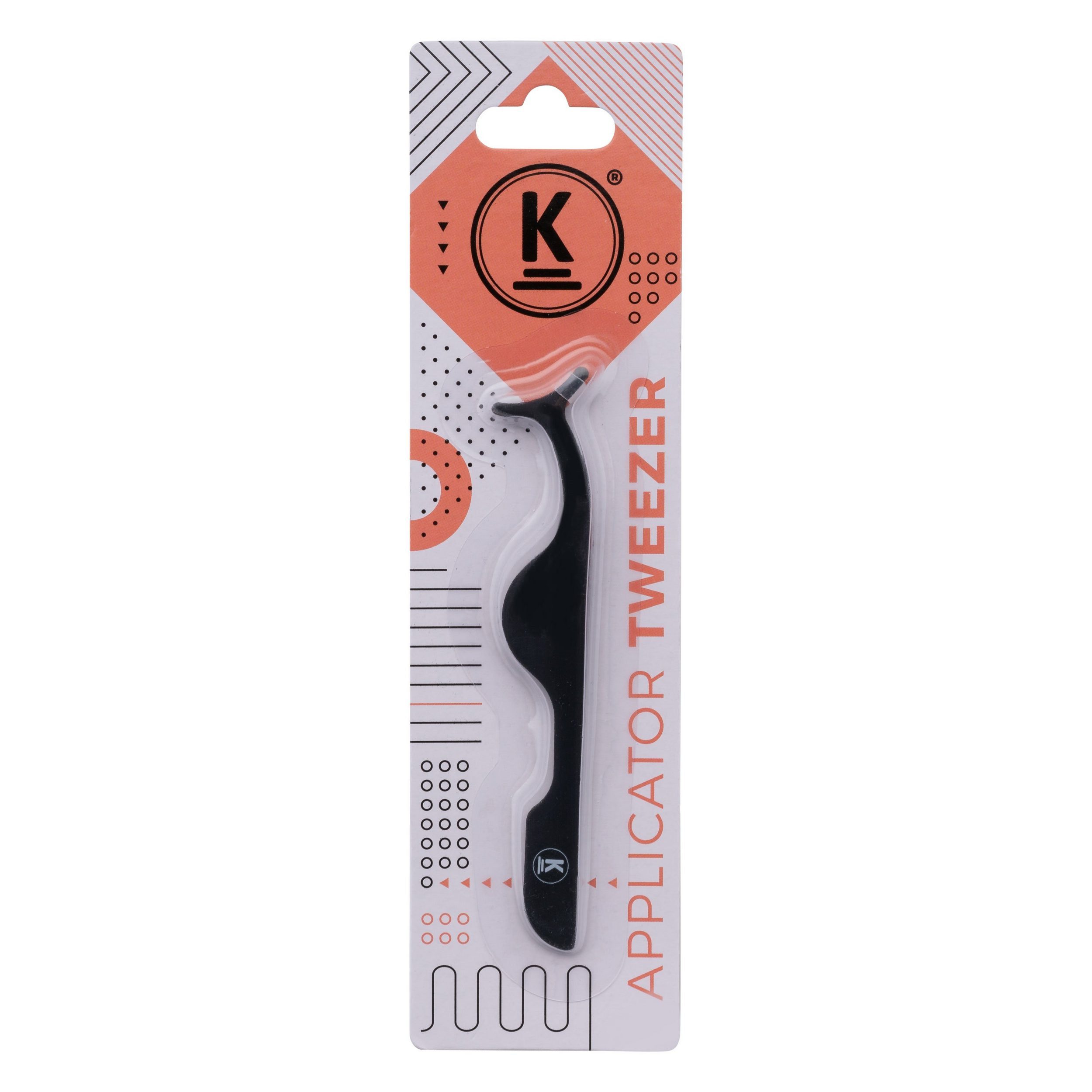 K-Pro Pinzette Wimpern-Applikator zum Anbringen und Entfernen falscher Wimpern, 1-tlg., Make-up Zubehör, künstlicher Wimpern, langlebig