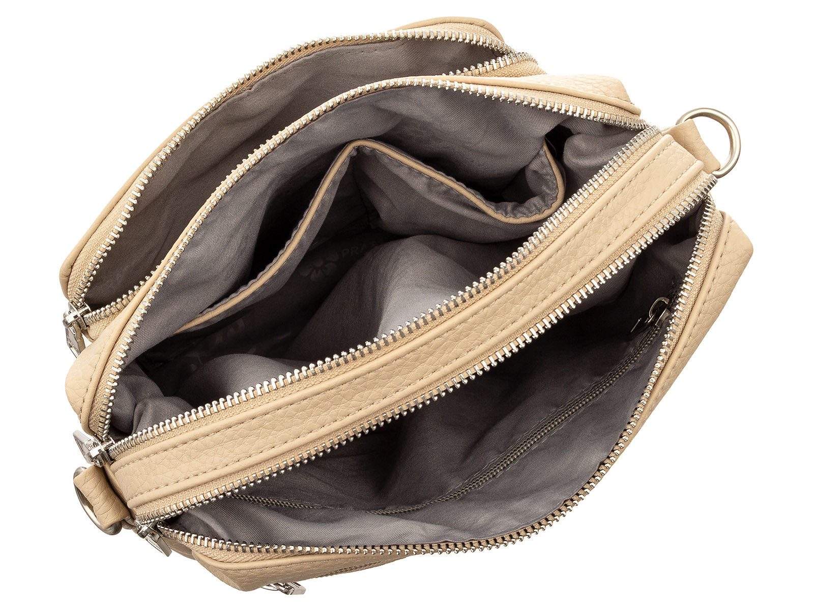 Prato Umhängetasche S950-G LM Joyce Umhängetasche genarbtes PU (Stück, 1-tlg., 1), genarpte Optik