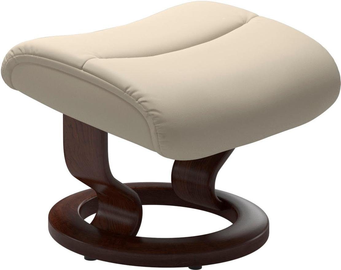 View (Set, Stressless® Classic mit Braun Hocker), Größe S,Gestell mit Base, Relaxsessel Relaxsessel