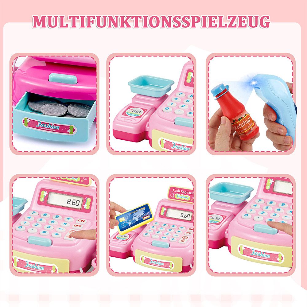 ZEUOPQ Spielkasse Kinderspielzeug Registrierkasse Geräusche und günstig online kaufen